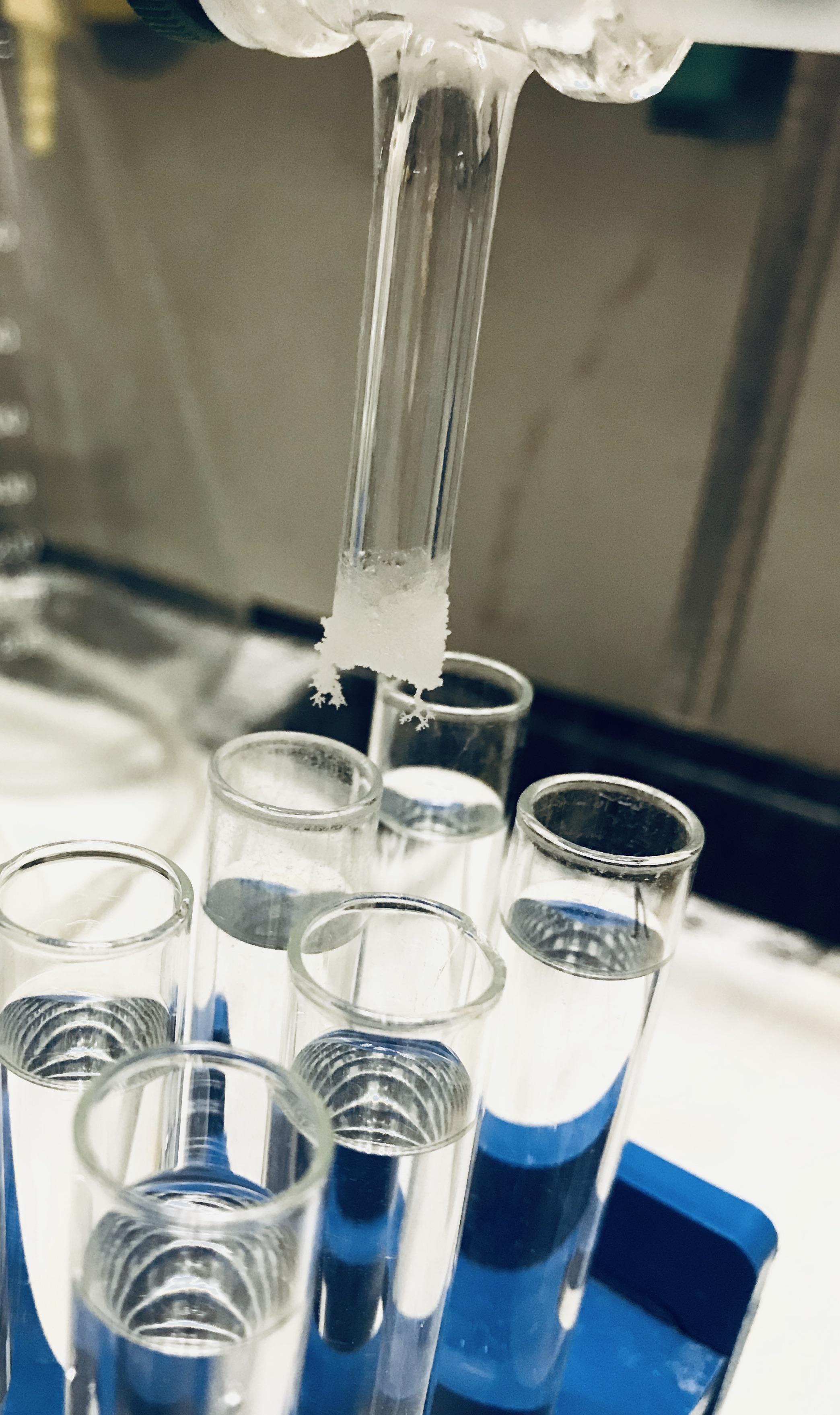 Crystal formation on column chromatography r/chemistry