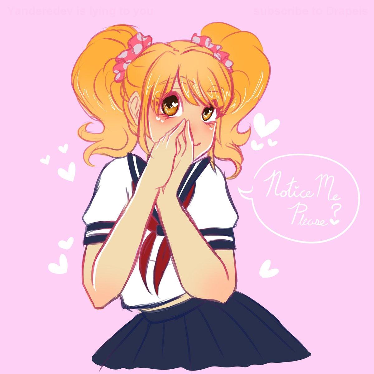Drew a picture of Raibaru hope you like it r/yanderesimulator
