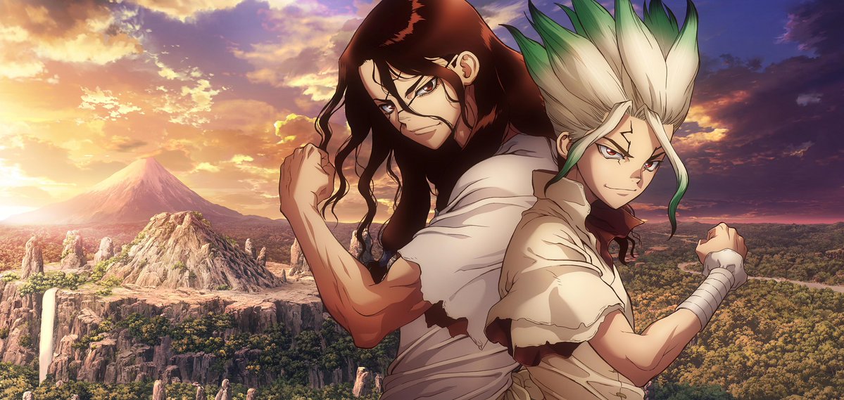 New Senku and Tsukasa illustration for the season 2 BluRay r/DrStone