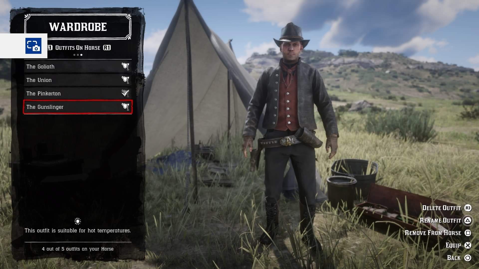 My Gunslinger Outfit. (Yes that is Arthur Gambler Hat. Its