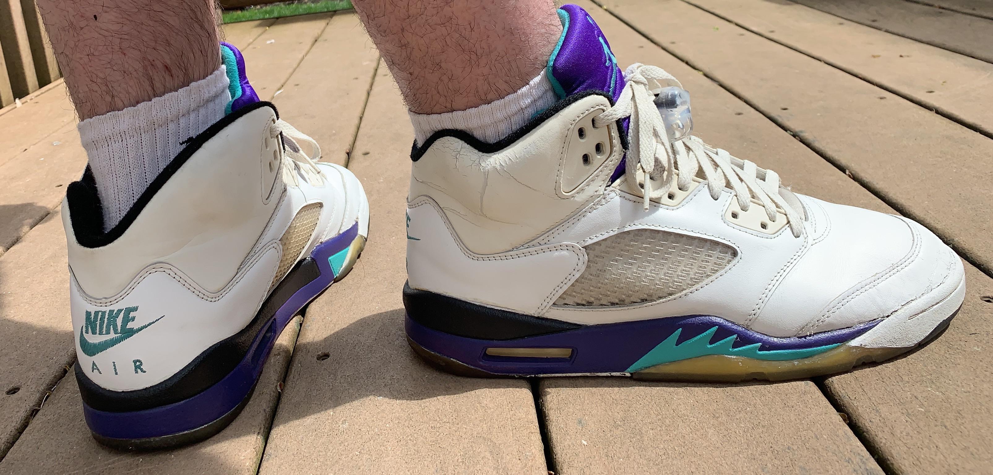 Original 1990 Air Jordan 5 Grape. r/Sneakers