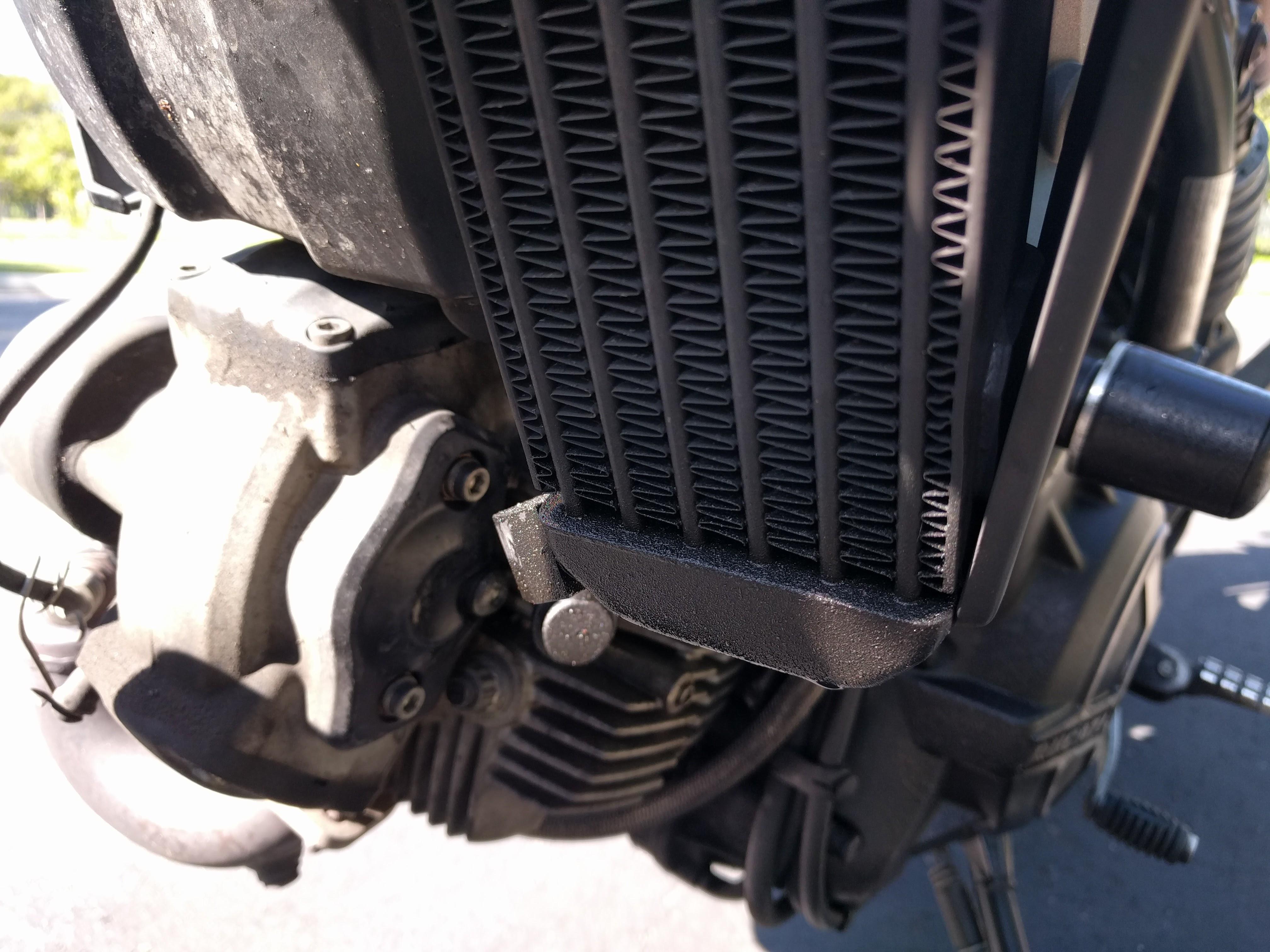 Help! Radiator grill leaking fluid r/motorcycles