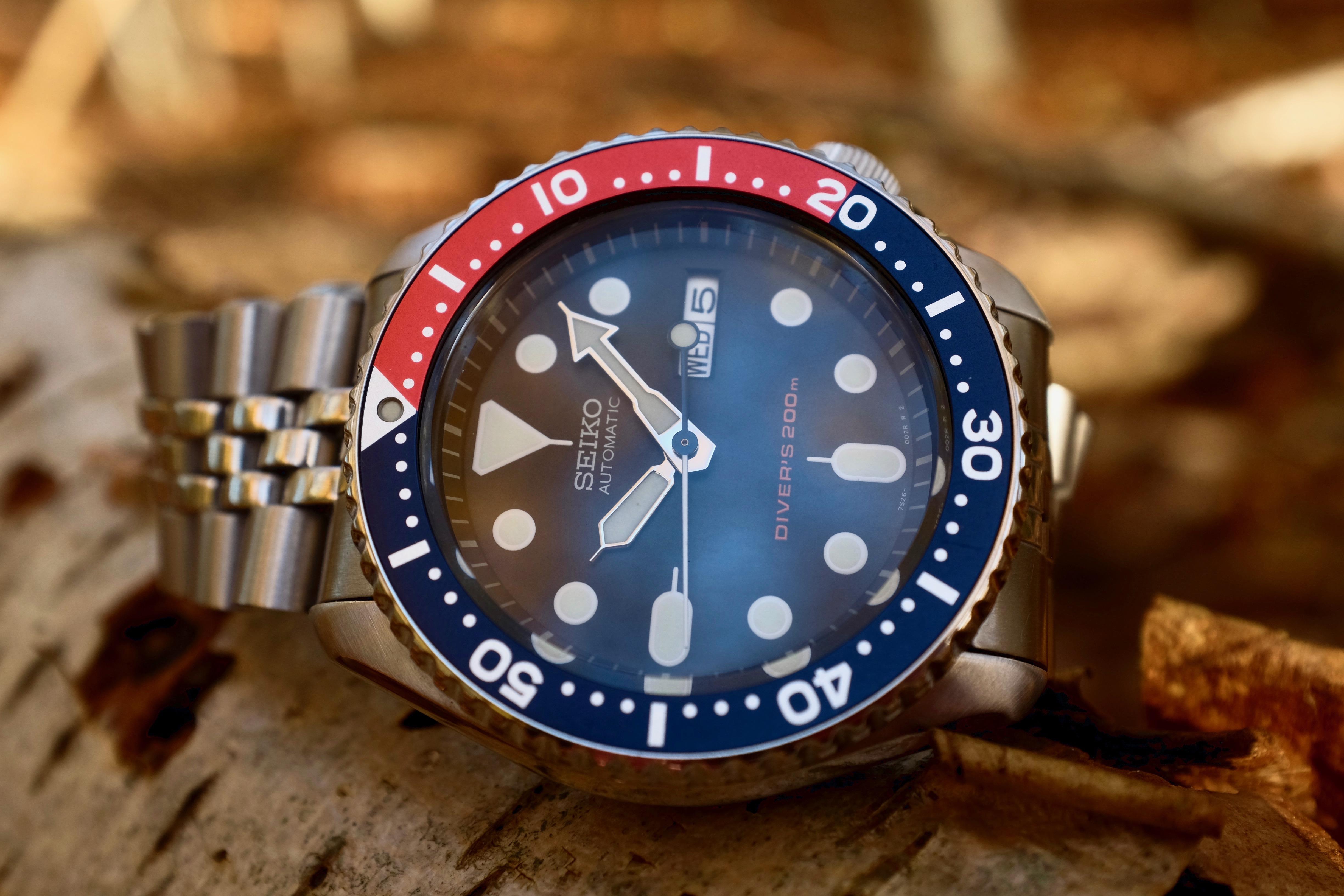 [Seiko SKX009] The Skx look beautiful in the light of the fall The