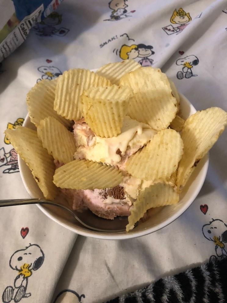 Chips and ice cream r/adventuretime
