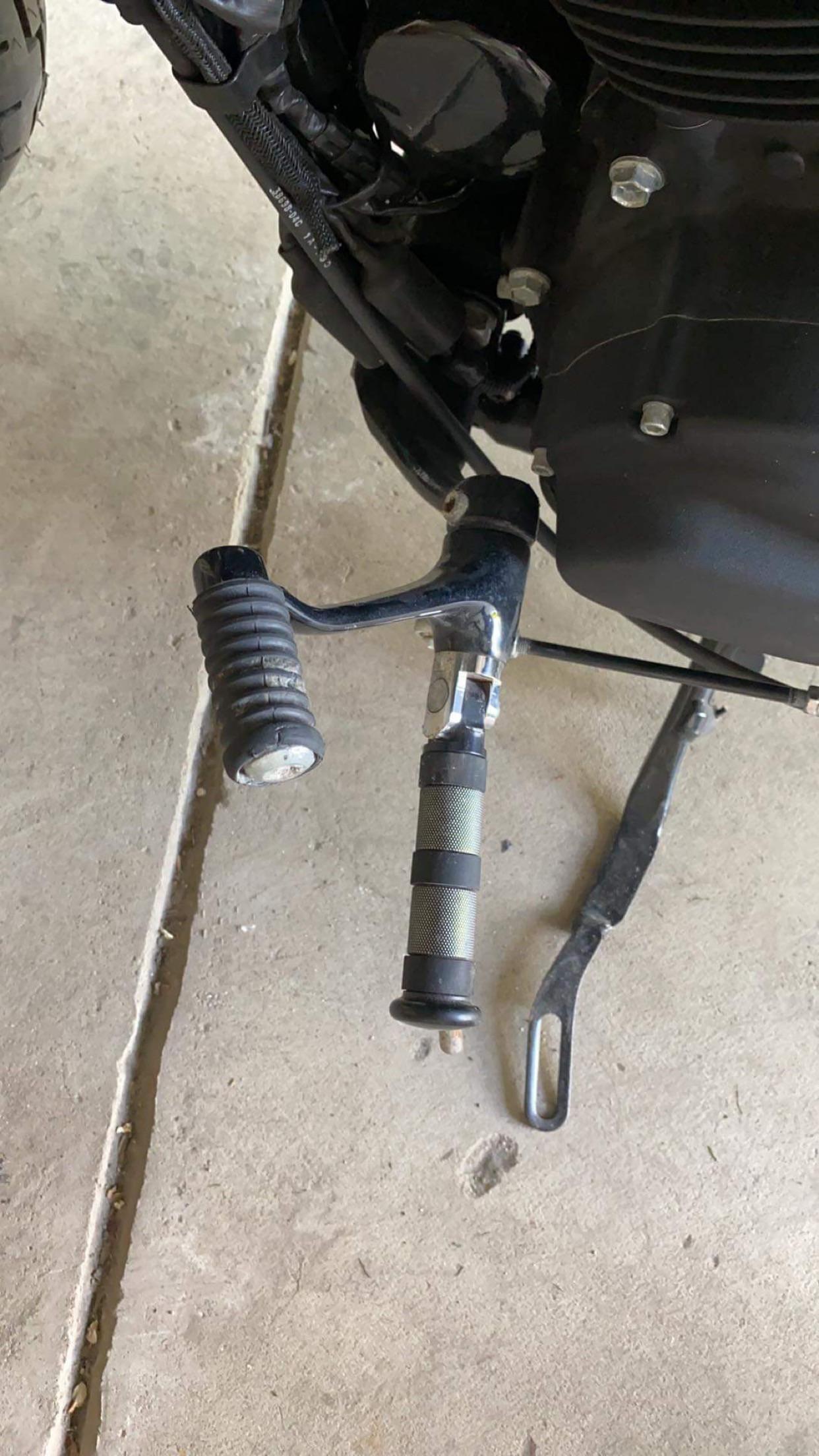 2012 Sportster 48 FWD control shift lever bent. r/sportster