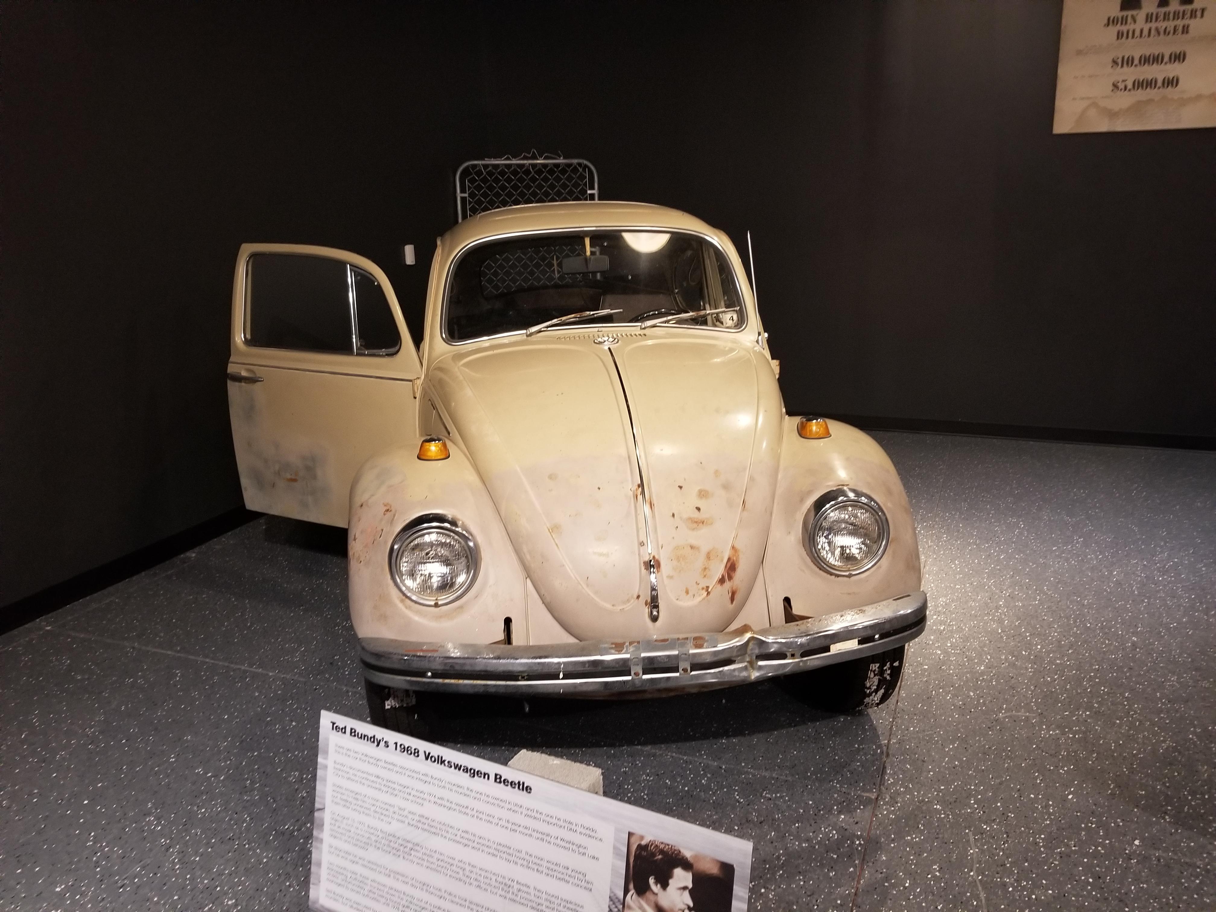 Ted Bundy 1968 Volkswagen Beetle Image Uncle Jays Twisted Fork