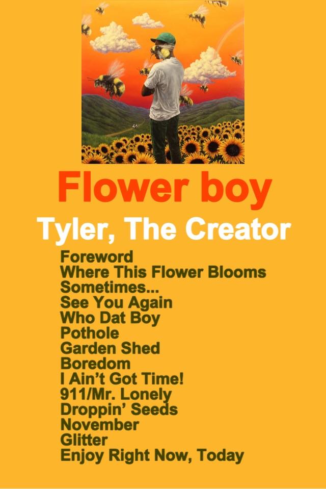 Poster flower boy r/tylerthecreator