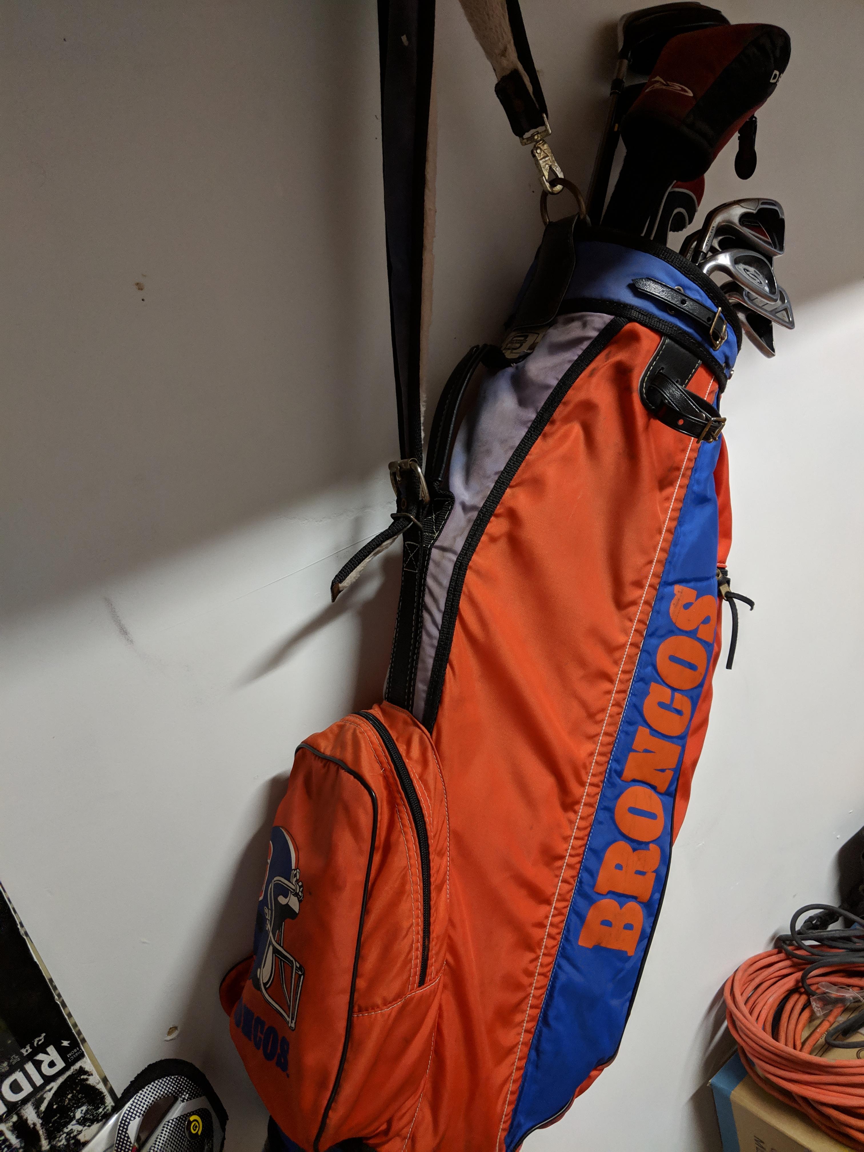 My grandpa's old golf bag r/DenverBroncos
