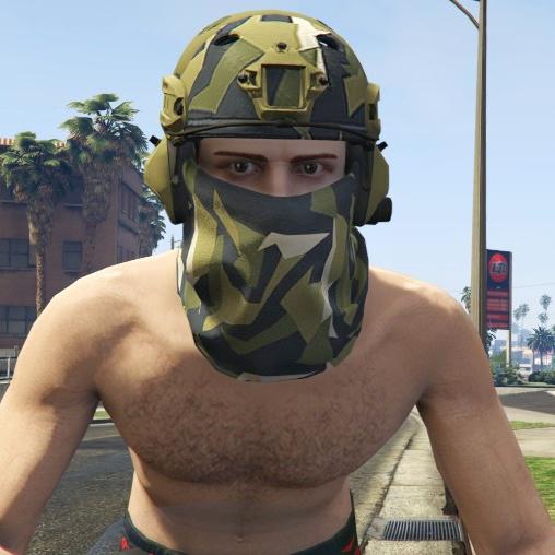 Is there a way to wear a snood mask headscarf and a combat/bike helmet