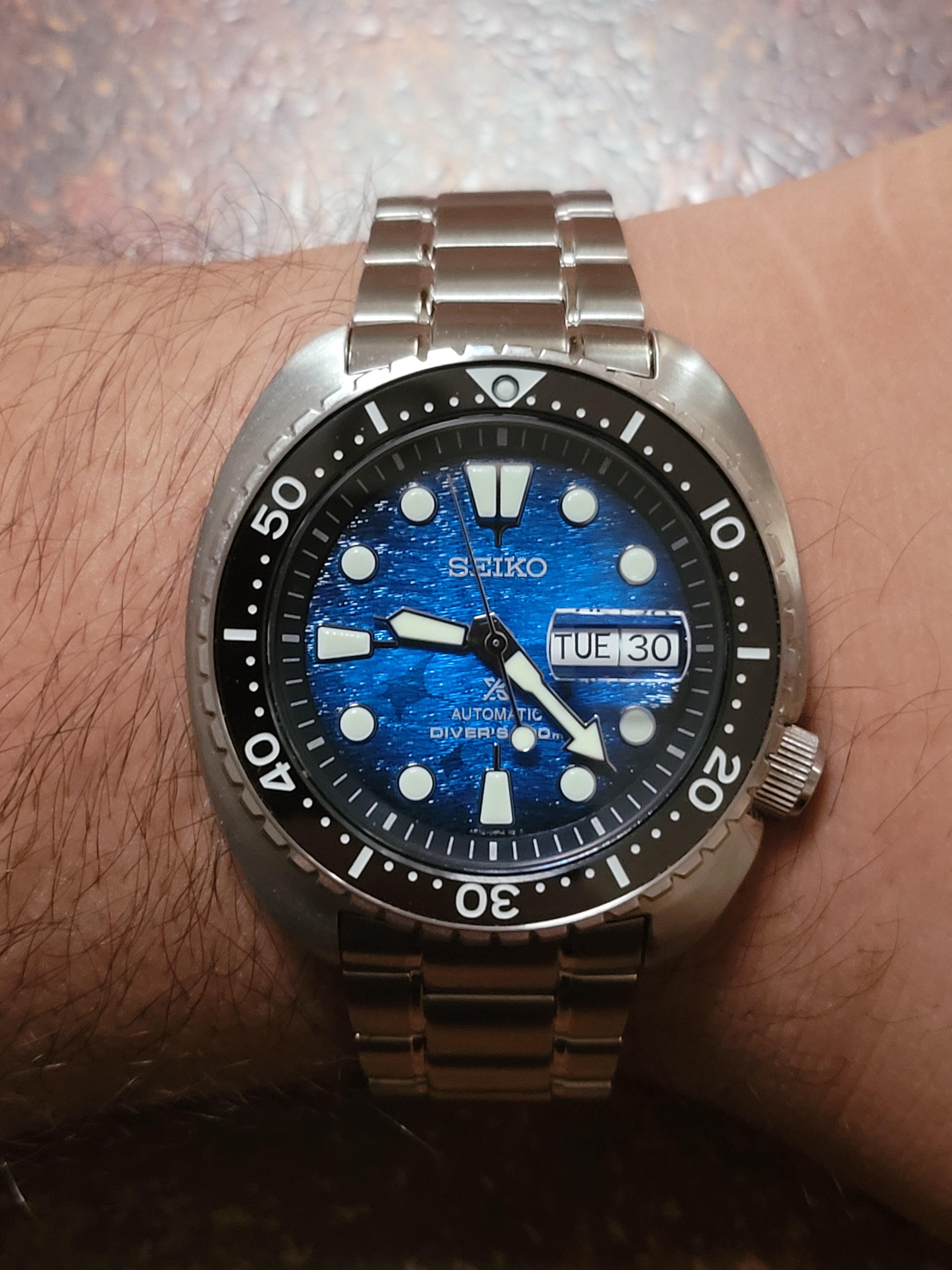 [Seiko] My first Seiko! SRPE39K "King Turtle" Save the Ocean Manta Ray
