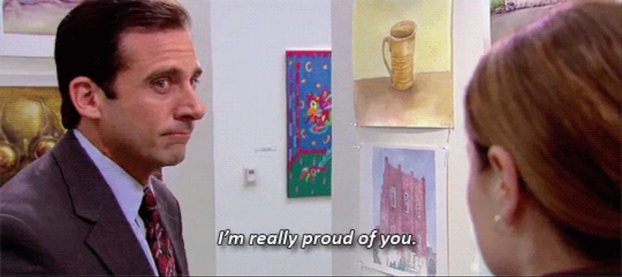 When your best friend quotes the office and makes everyone laugh r