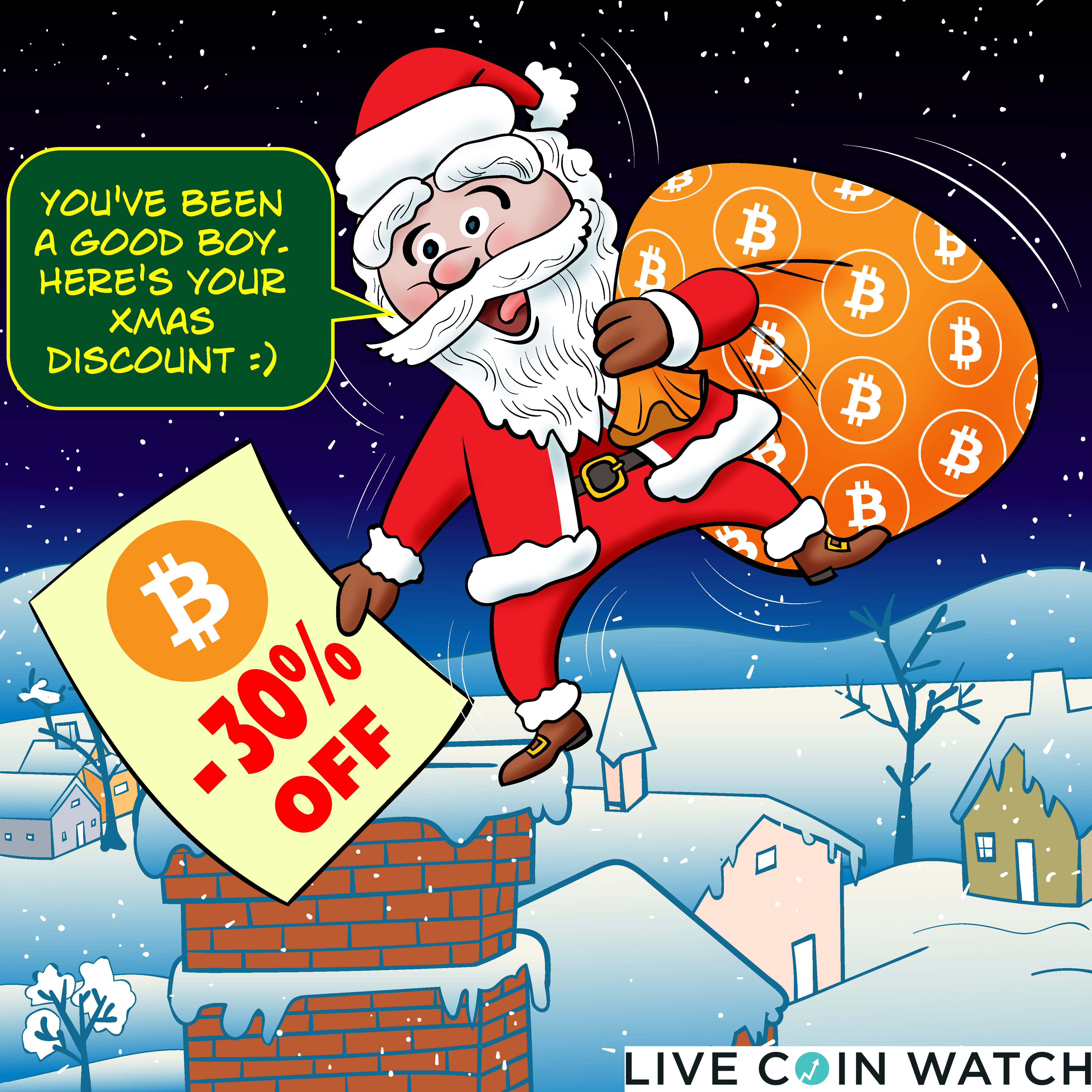 Santa bringing holiday cheer (or doom) CryptoCurrency