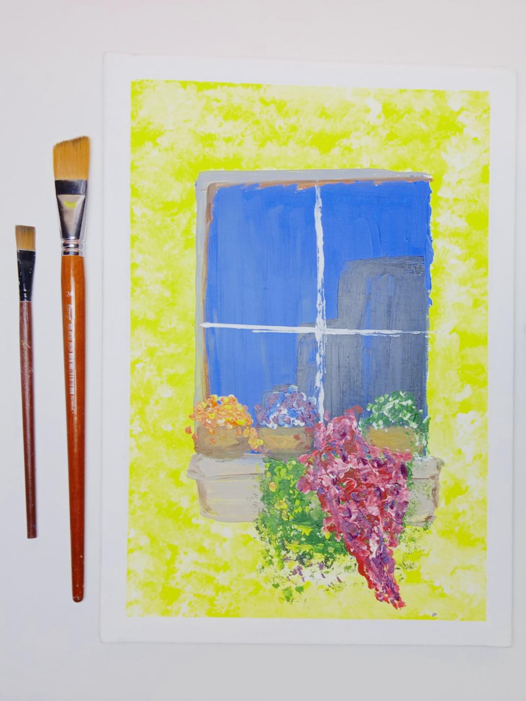 The most beautiful art ever is simplest, Acrylic, me, 2020. r/Art