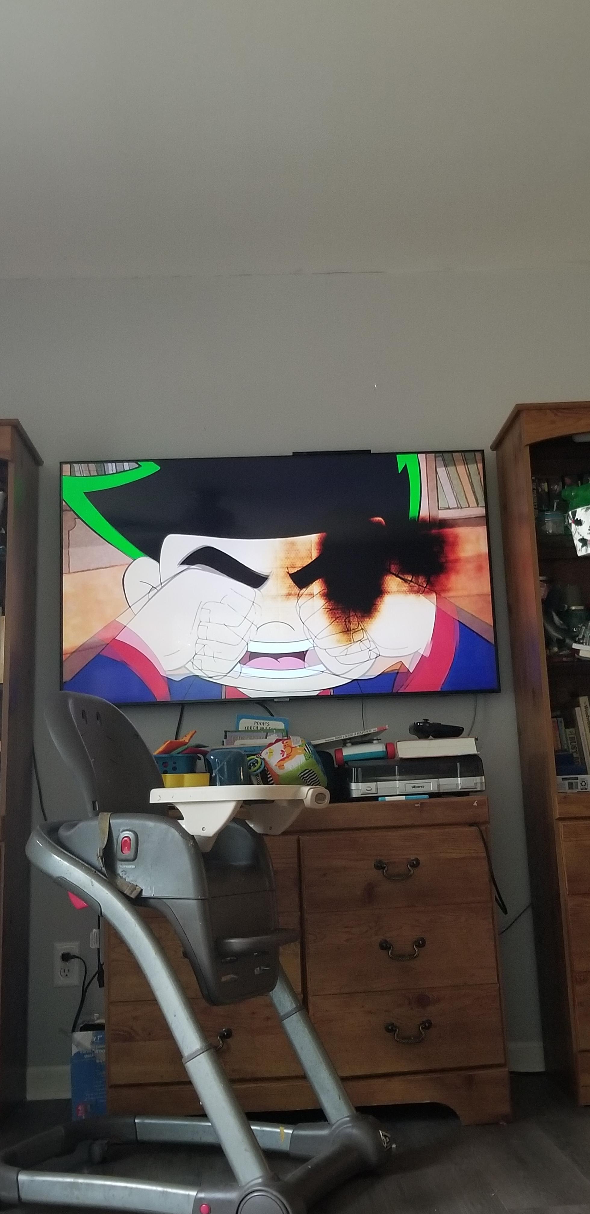 samsung tv suddenly gets a black spot r/TVRepair