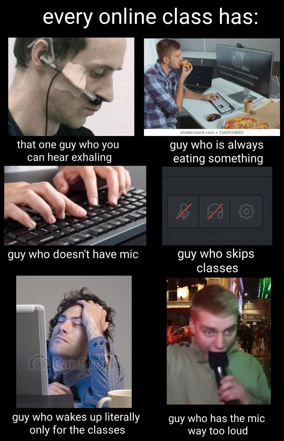 And then there's me, who makes memes in online class memes