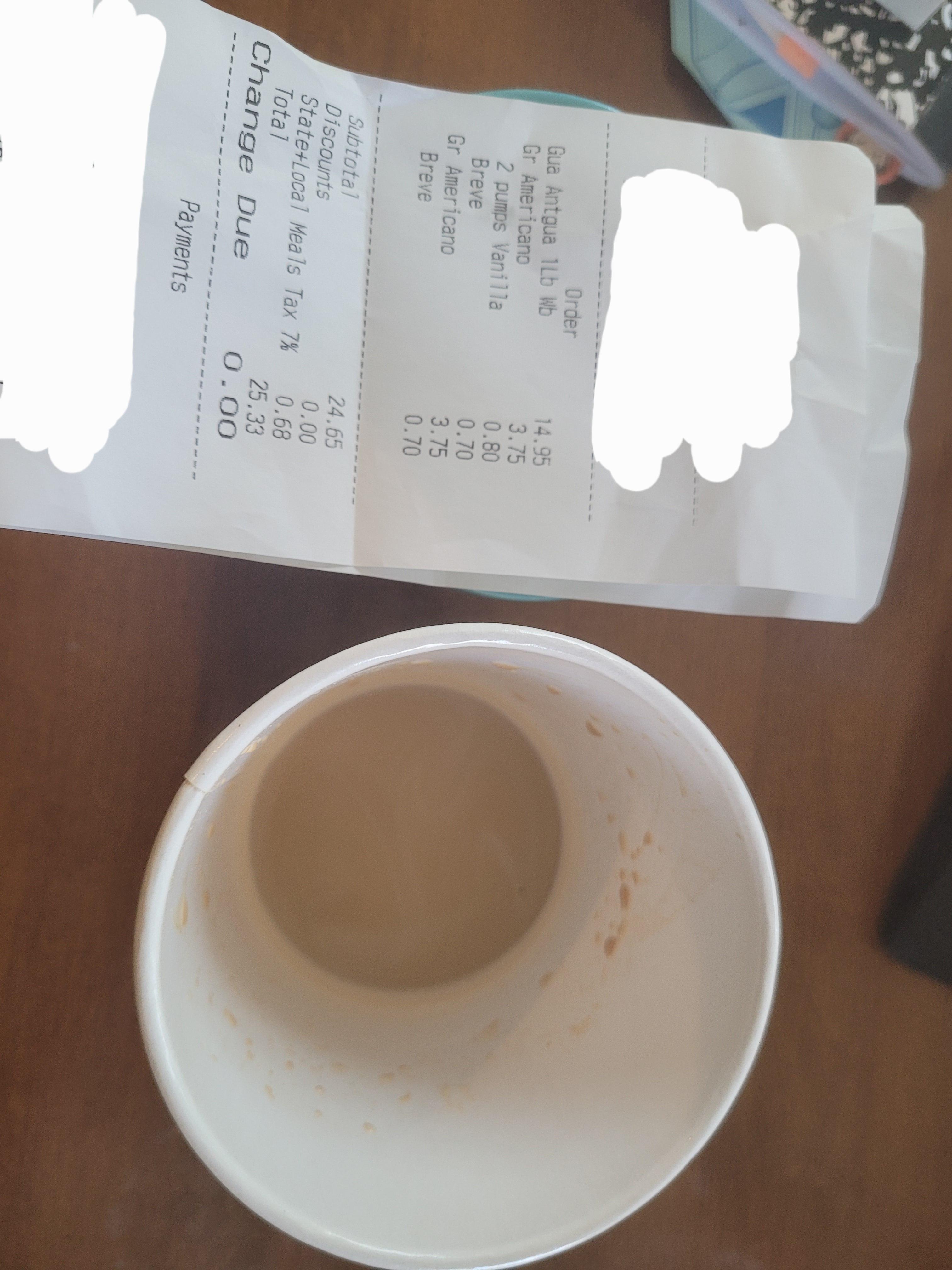 "Grande Americano with Steamed Half and Half" r/starbucks