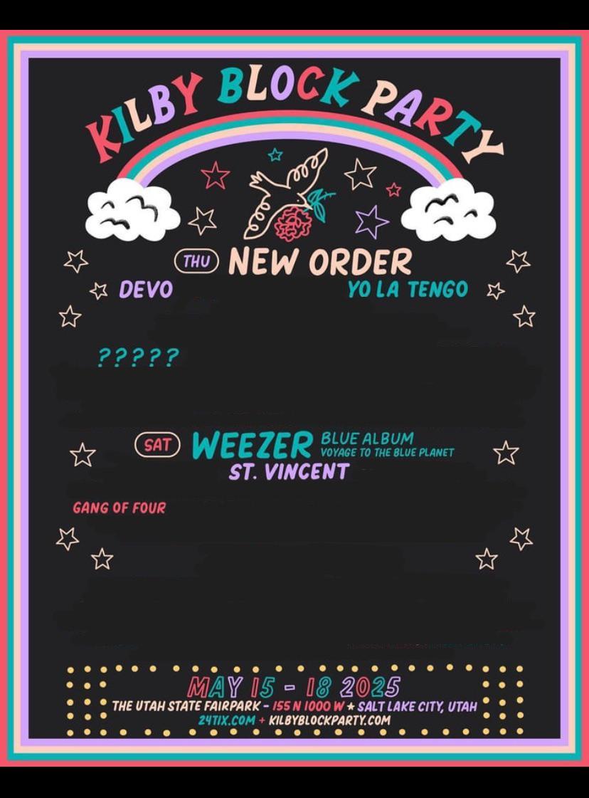 Kilby Block Party 2025 lineup + day schedule r/SaltLakeCity