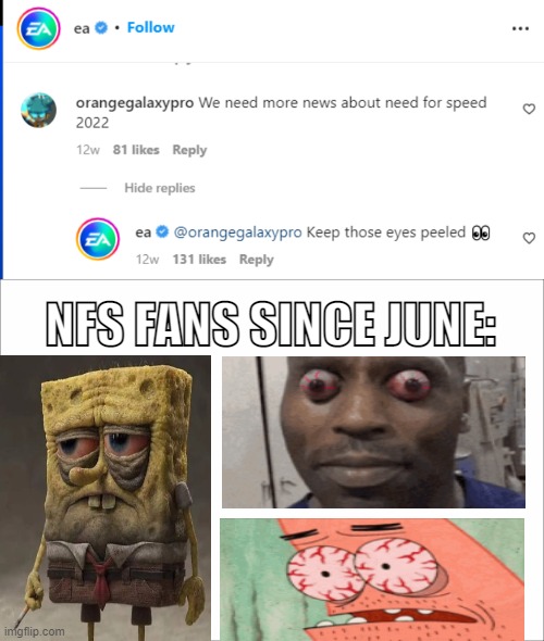 Keep those eyes peeled r/needforspeed