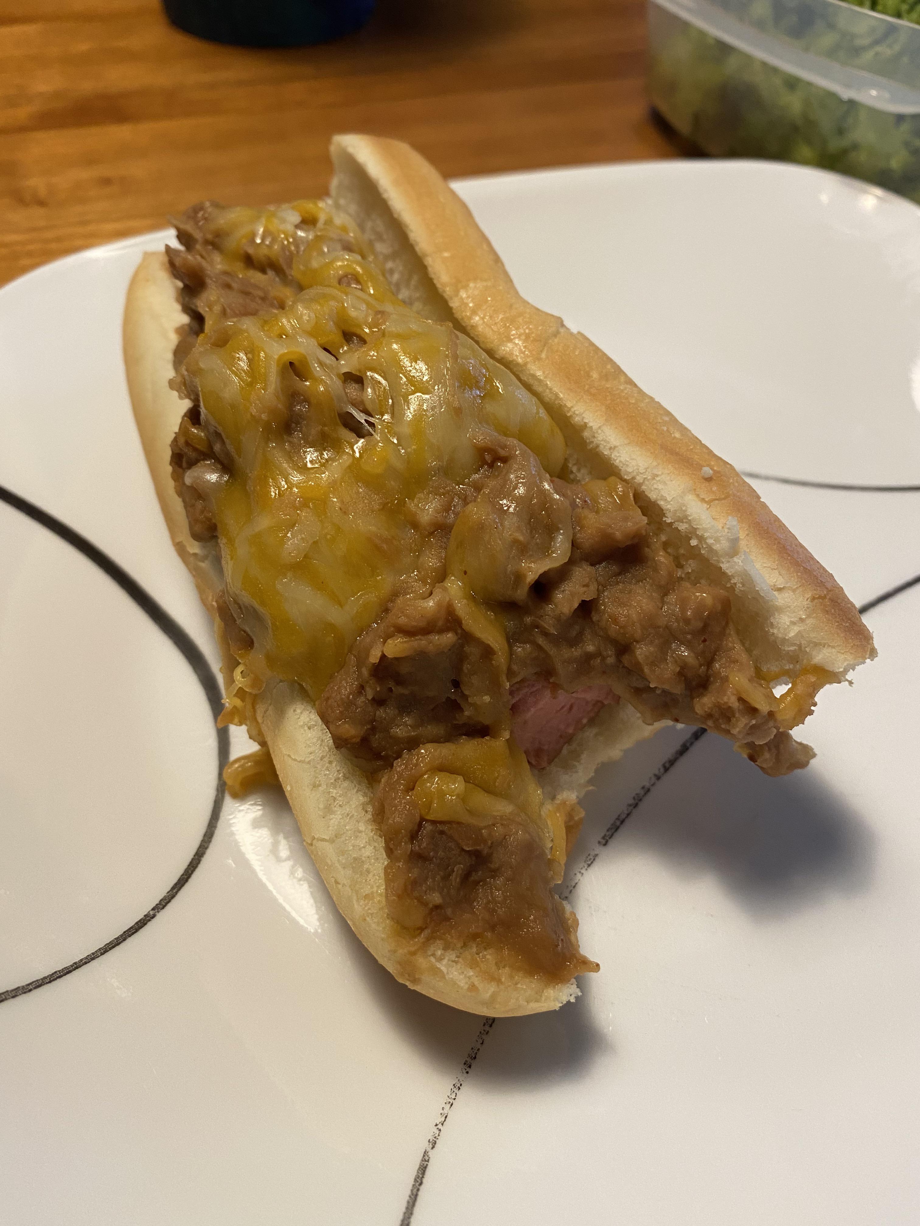 Chili dogs are passé behold the latest in a series of leftover hot dogbased meals, the