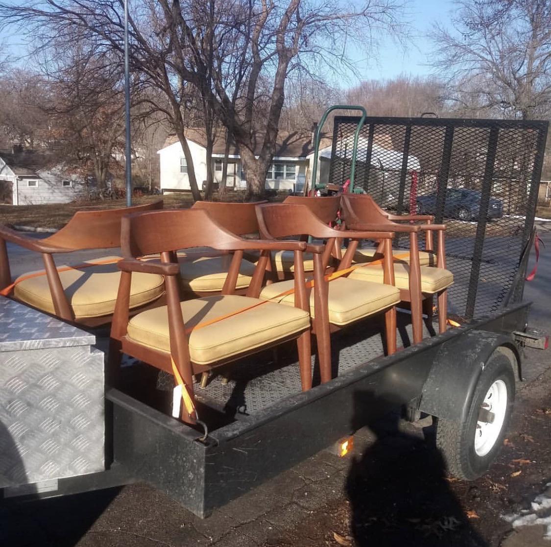 Scored 7 of these jasper chairs for 200 bucks! Did I over pay? They need a bit of work too any