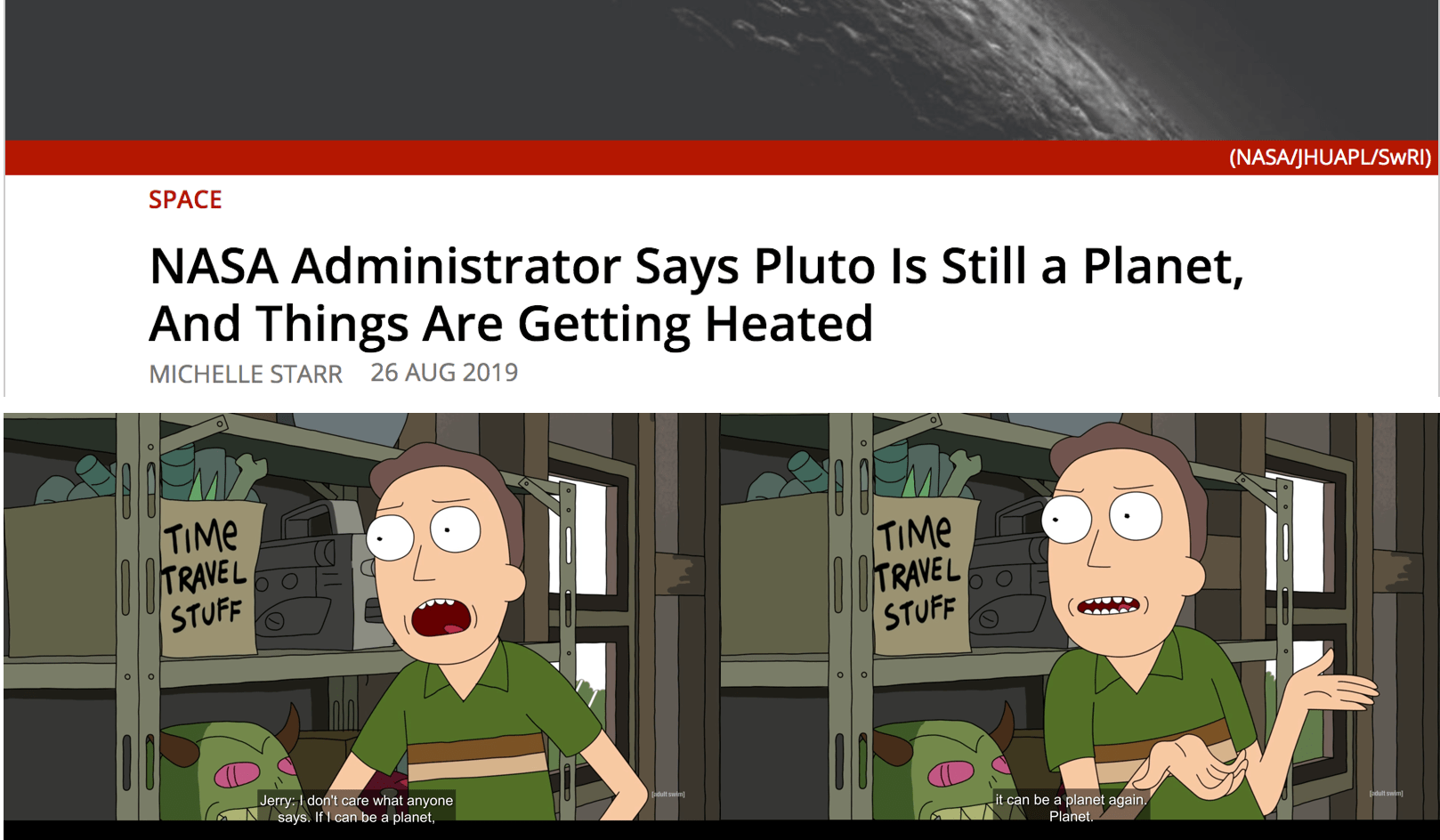 I think I know what the 'A' in NASA stands for dankmemes