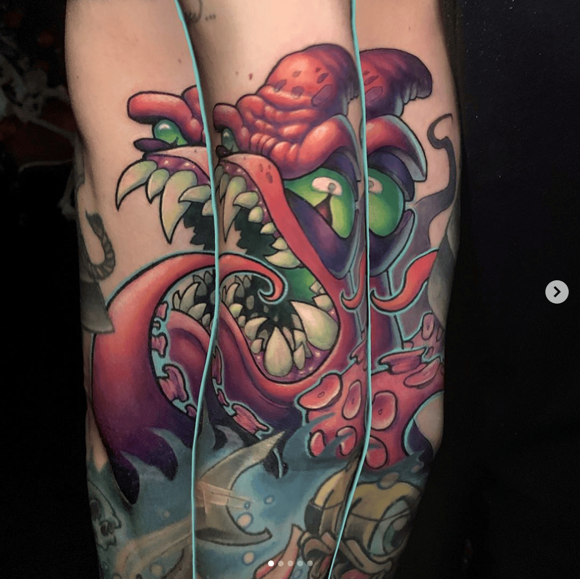 "MONSTROUS" Sleeve addition Sean Gardner, Helheim Gallery, Salem