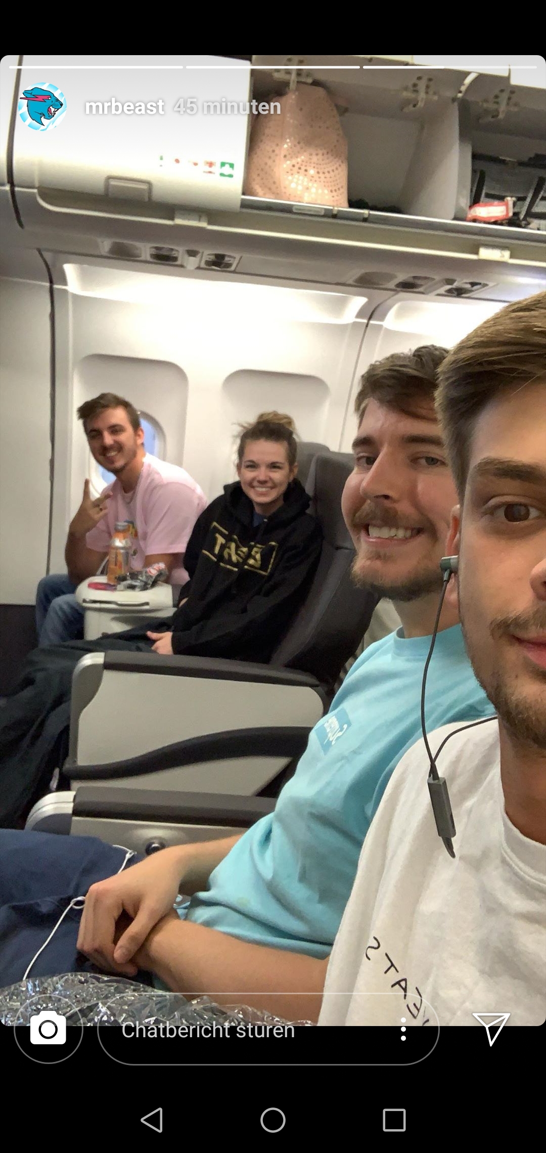 Has a girlfriend, still sits next to chandler, bro lvl over 9000 MrBeast