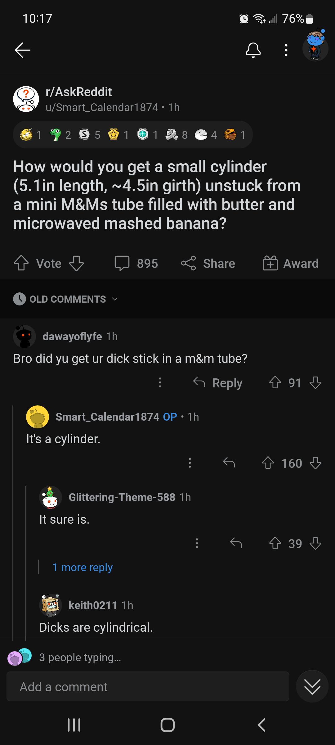 "It's a cylinder" r/suspiciouslyspecific