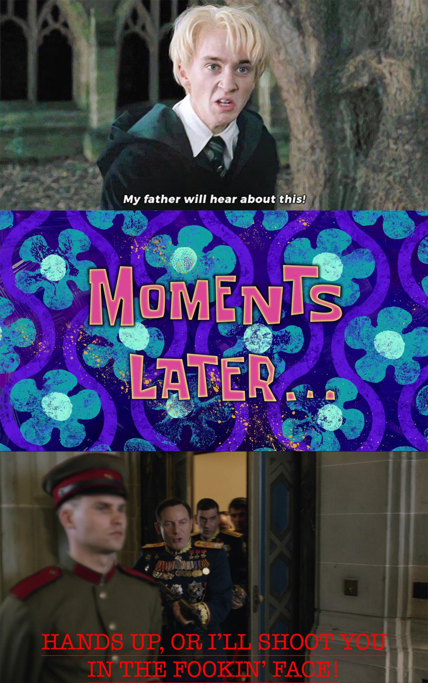 Draco’s father is very fookin’ furious r/HarryPotterMemes