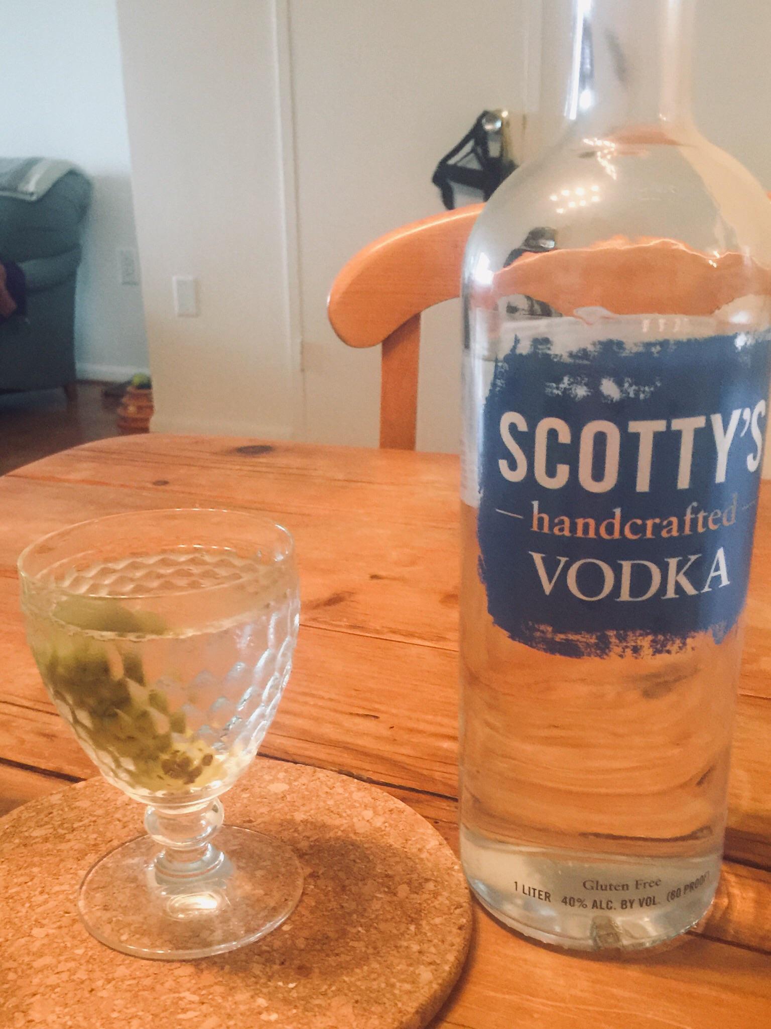 Scotty’s Handcrafted Vodka dirty martini r/vodka