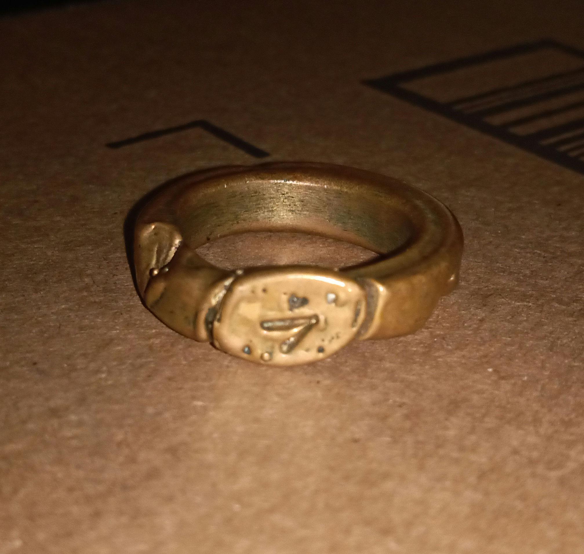 A Fomorian bronze ring I made 11 years ago in college. r/Mabinogi
