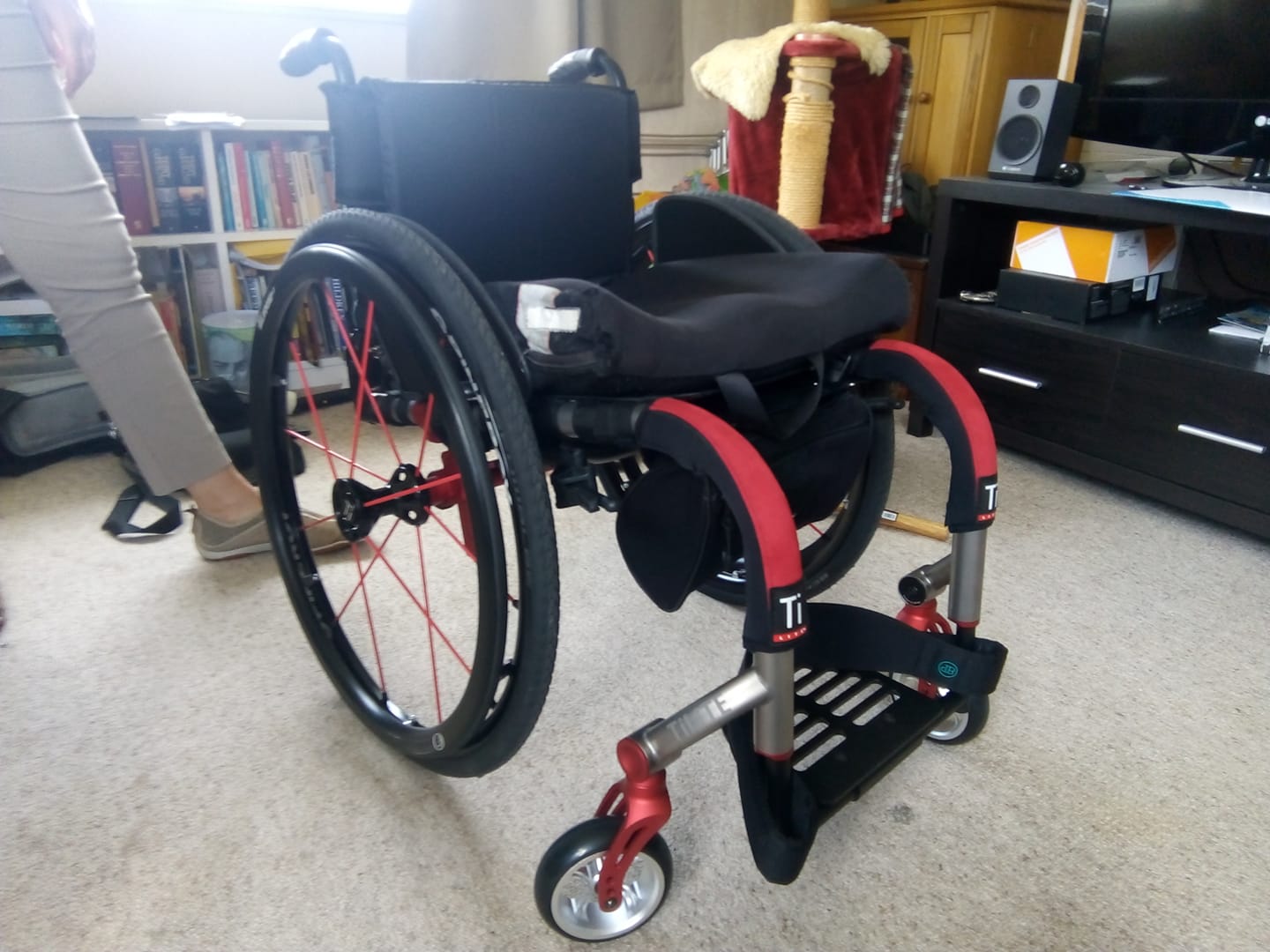 New wheelchair day! Ti Lite ZRA r/wheelchairs