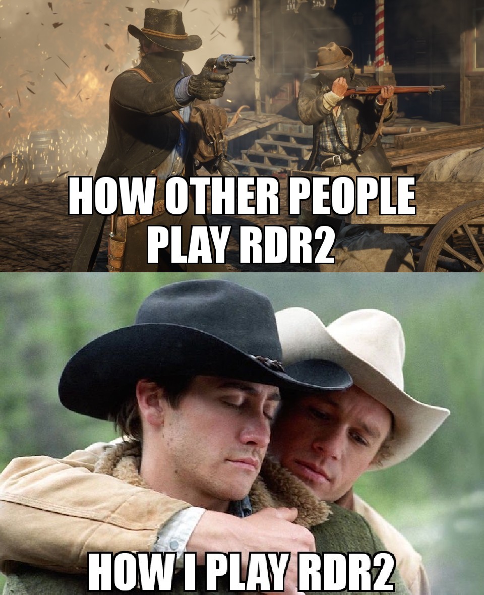 You don't go there to fish! RDR2