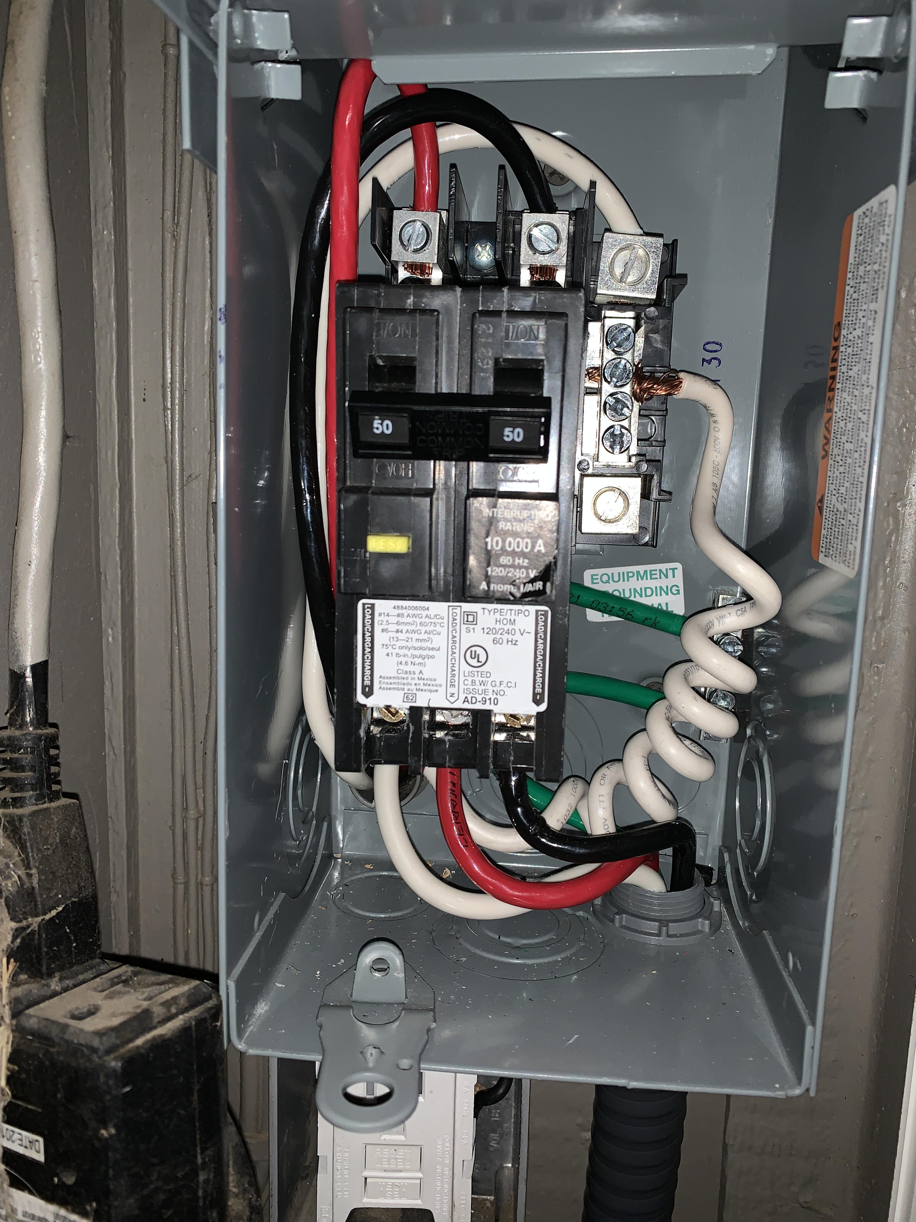 Good thing my brother hired an electrician, asked me to look at his new