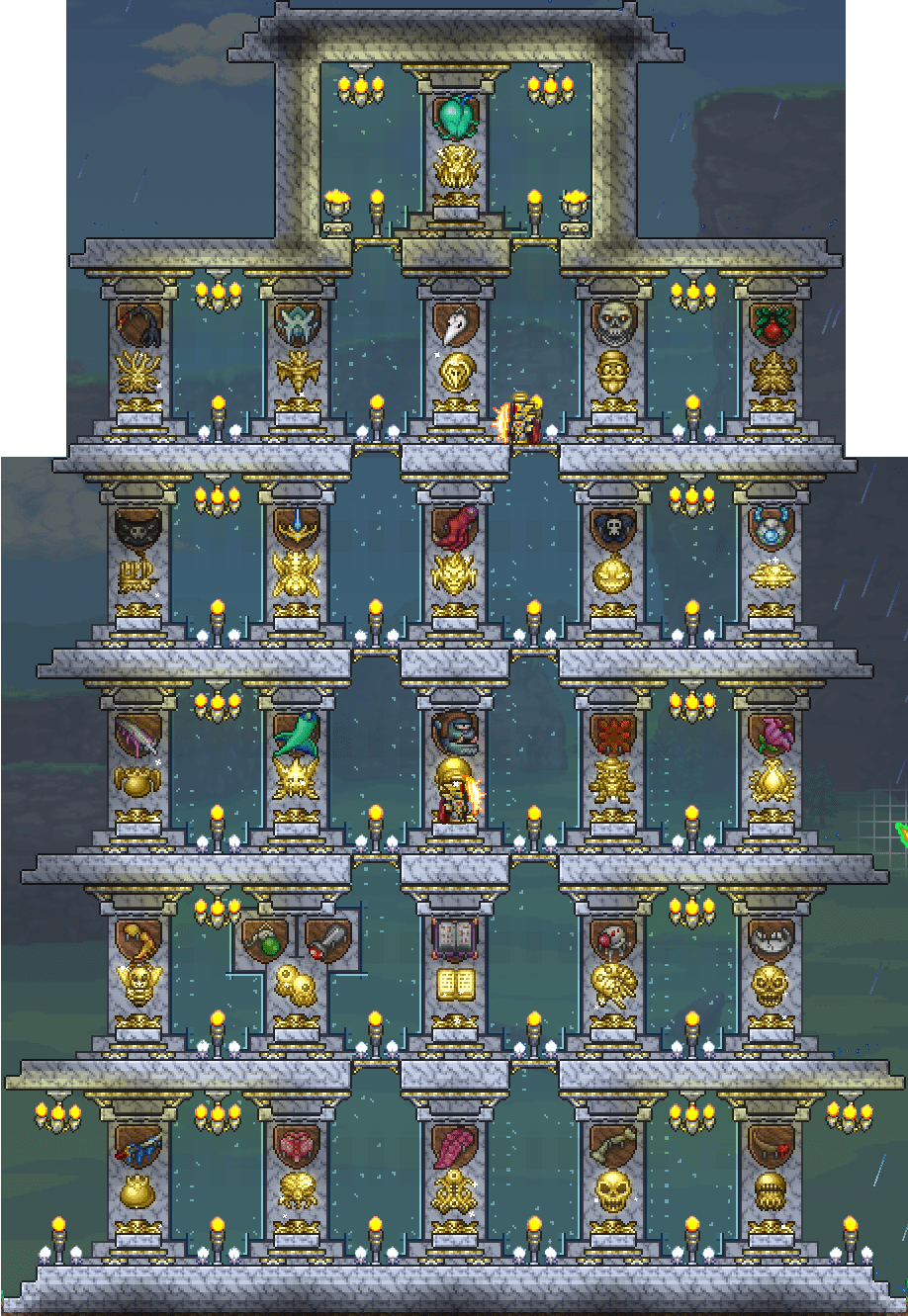 Finally completed my Mastermode shrine with all trophies and relics