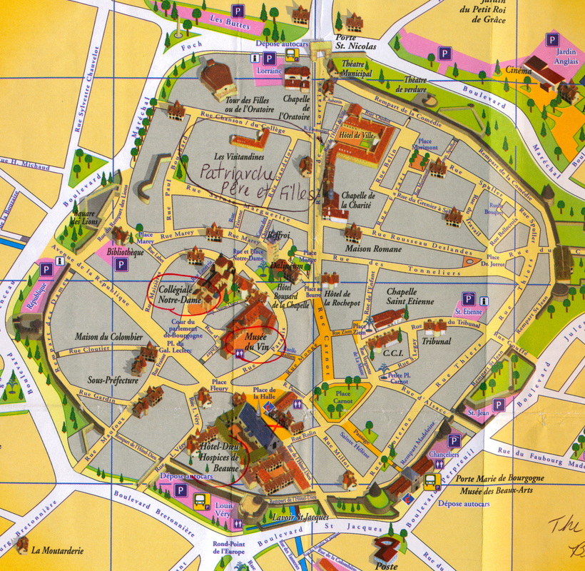 Beaune, France r/MapPorn