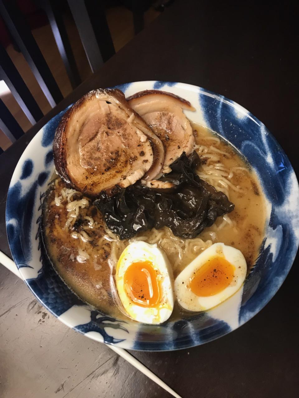 Ramen Lord Miso Ramen Recipe with Rolled Pork Belly slow cooked in
