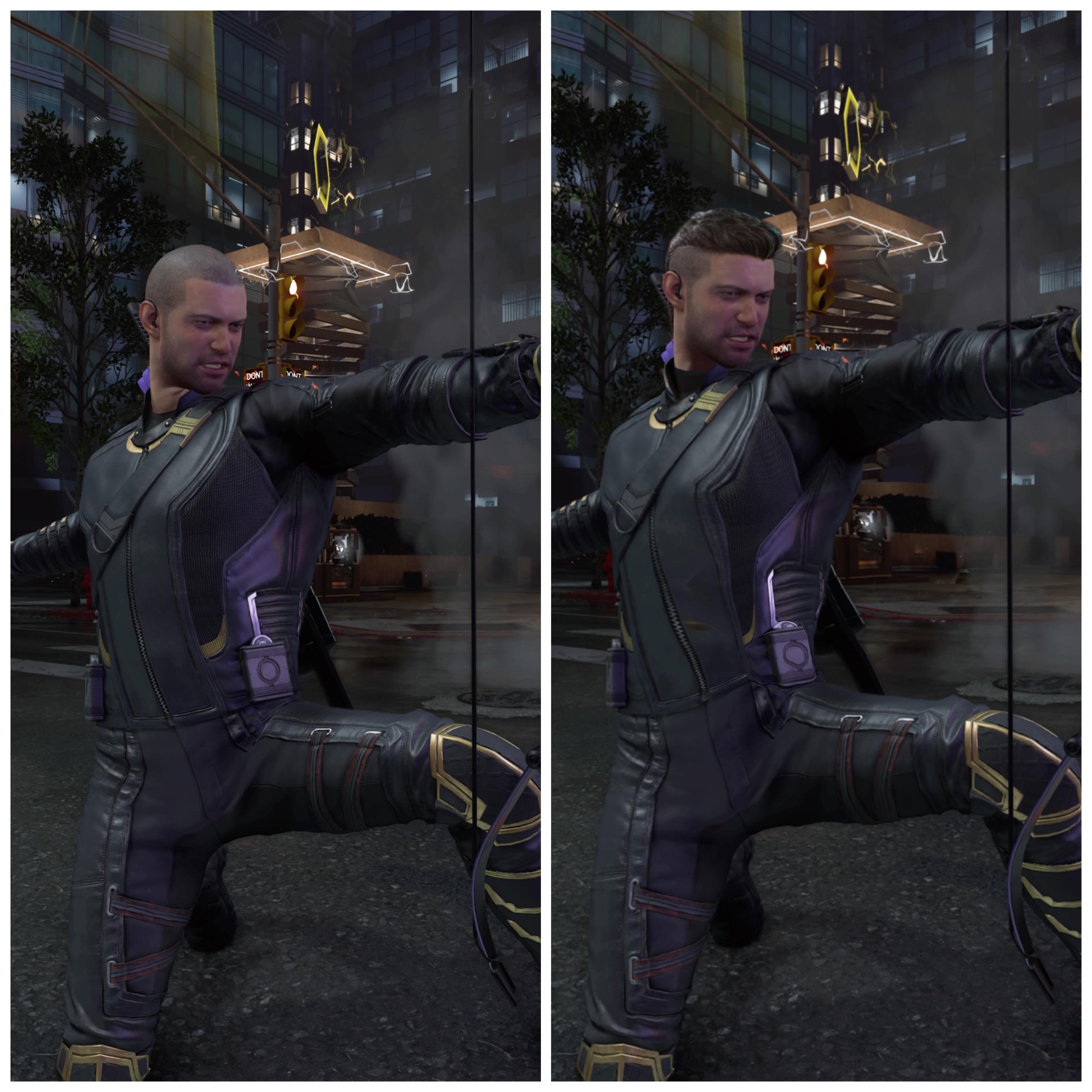 Endgame Hawkeye leaked skin with accurate hairstyle. Edit by me. r