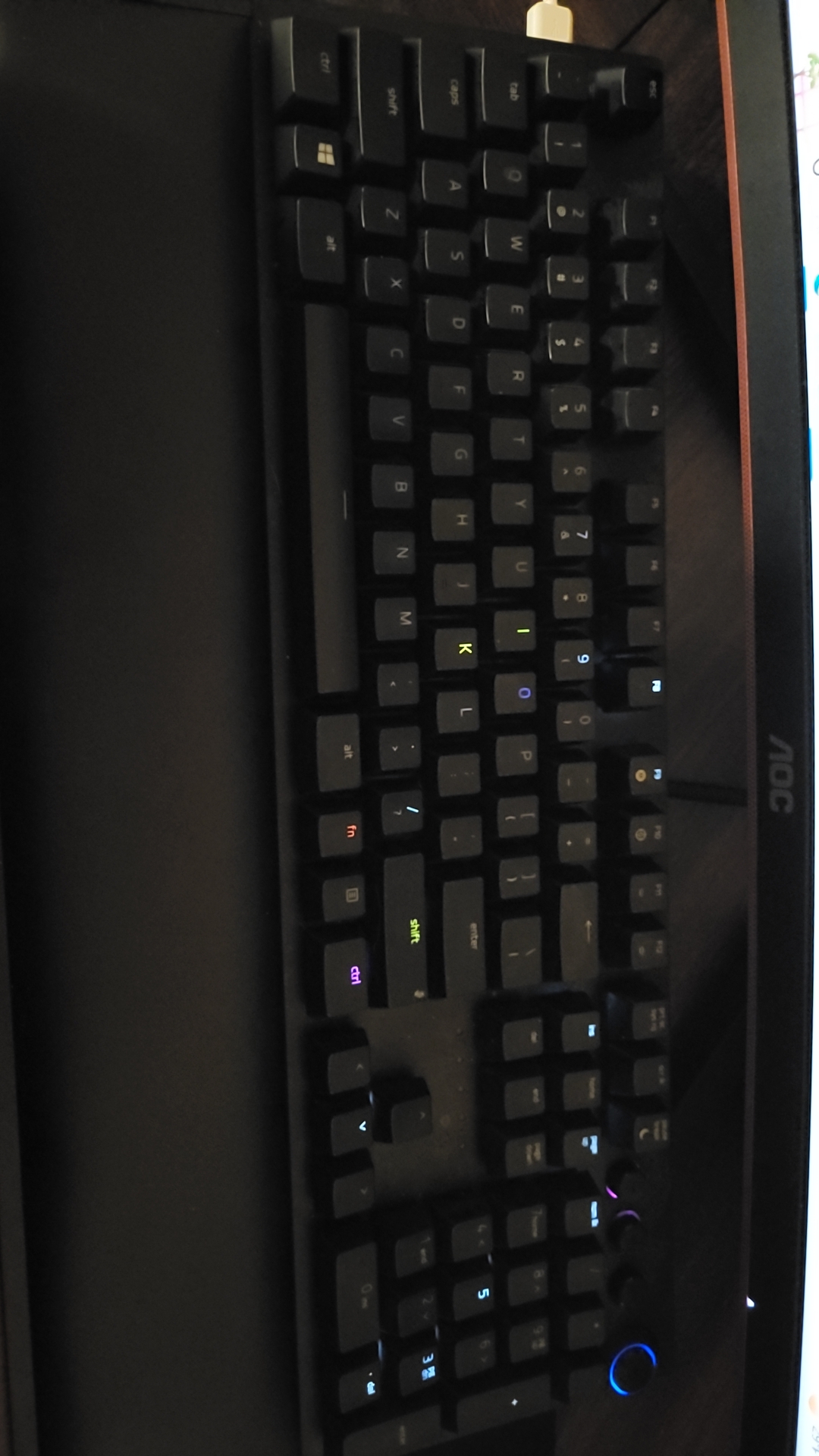 Razer Keyboard issue certain keys are lit up, and the whole keyboard