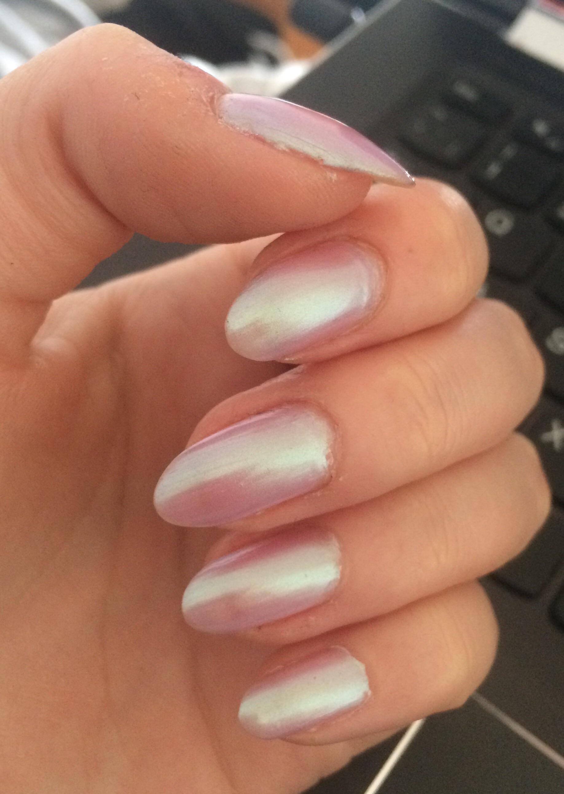 Better lighting shot of Barry M Under the Sea in Jellyfish