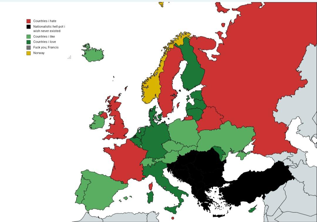 My new view of europe as a norwegian mapporncirclejerk