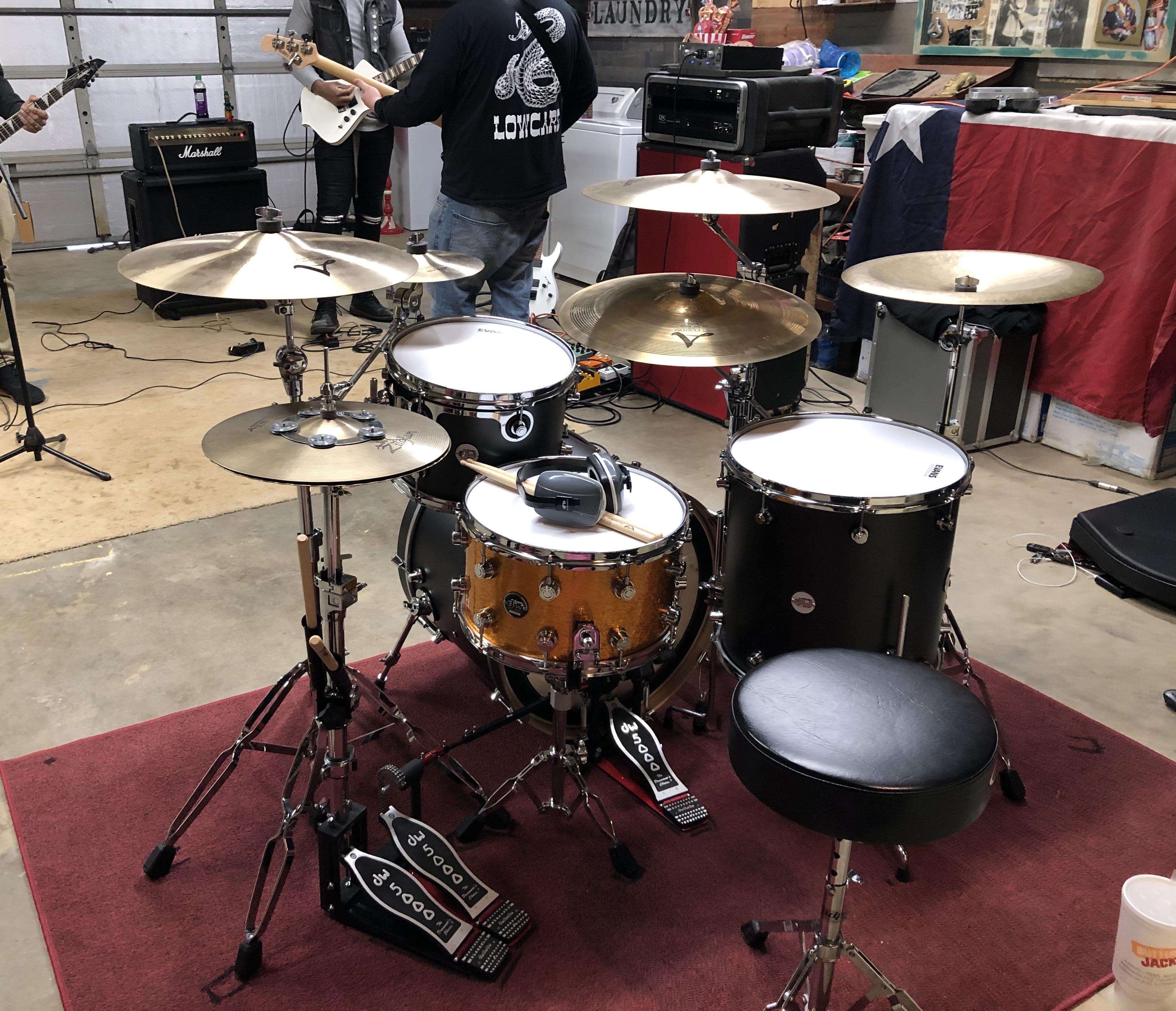 Got to setup the kit for a great weekend jam session. r/drums