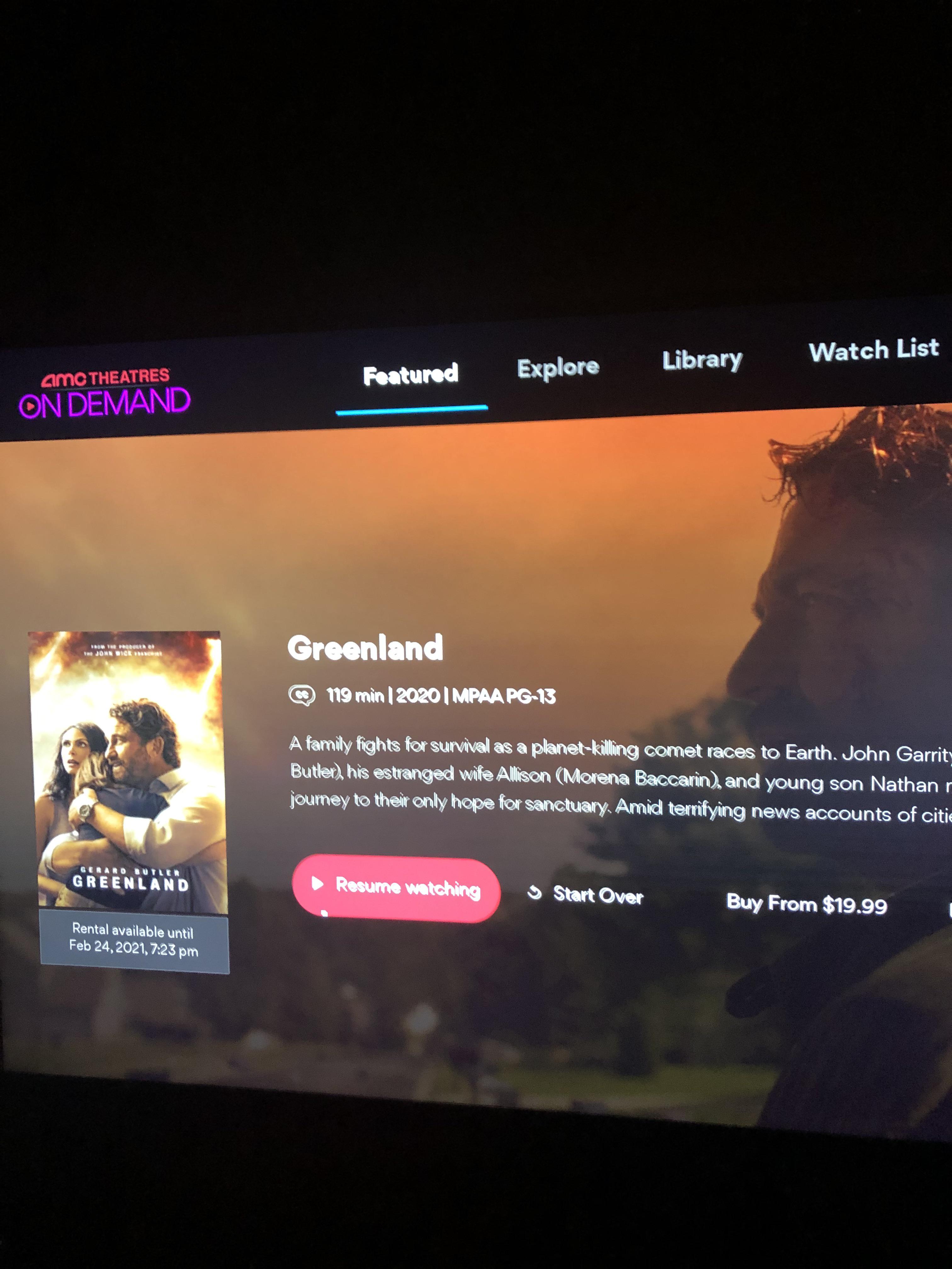 AMC theater ON DEMAND! Subscribe and stream movies right now! I’m