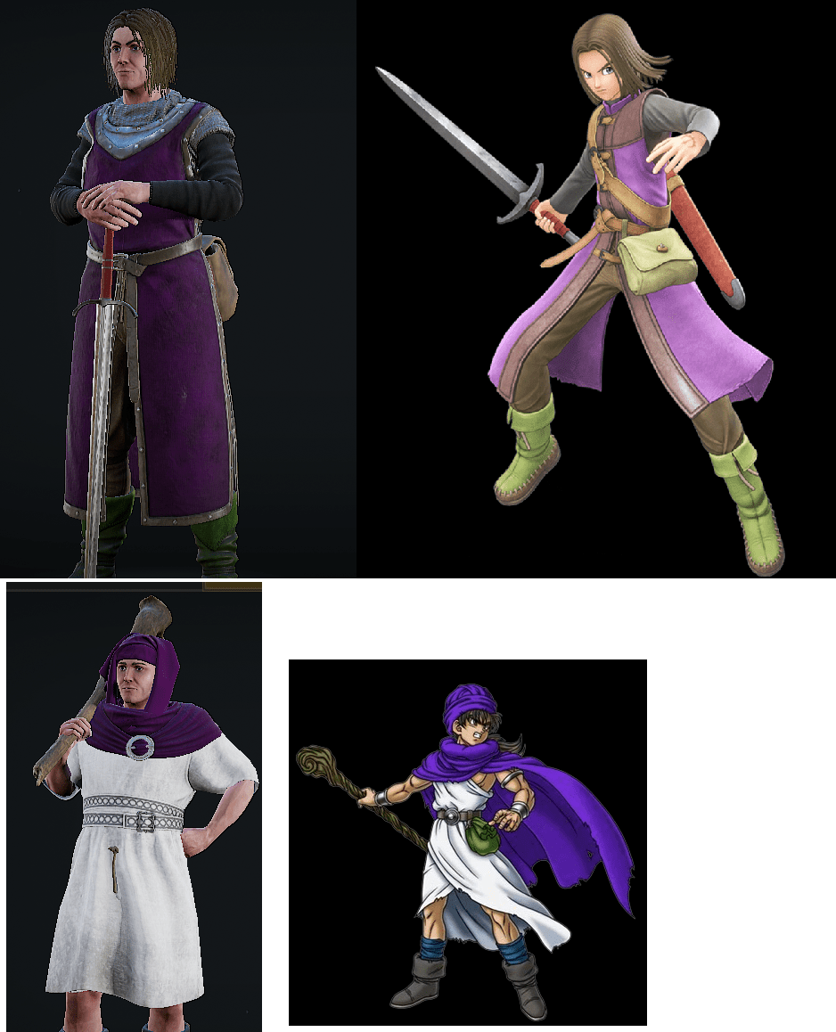 I made the hero form DQ11 and DQ5 (kinda) r/MordhauFashion