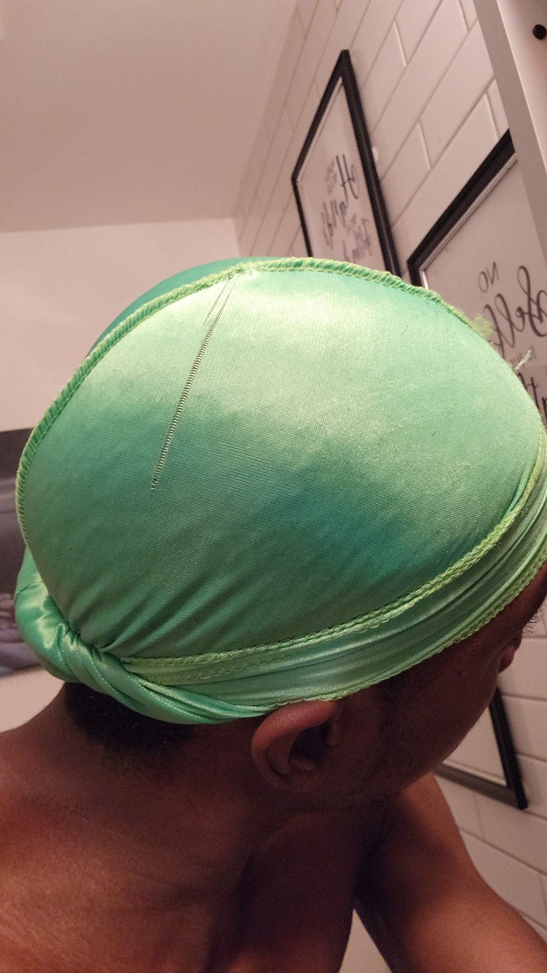 Will my hair still be good with this line in my durag? r/360Waves