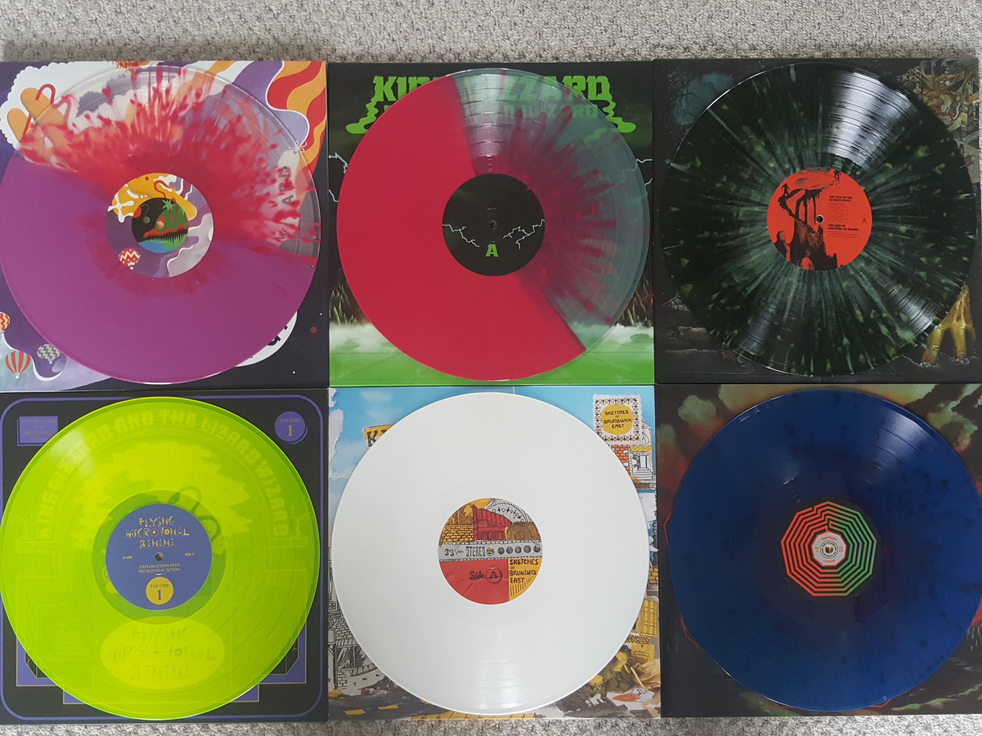 My collection of coloured records. r/vinyl