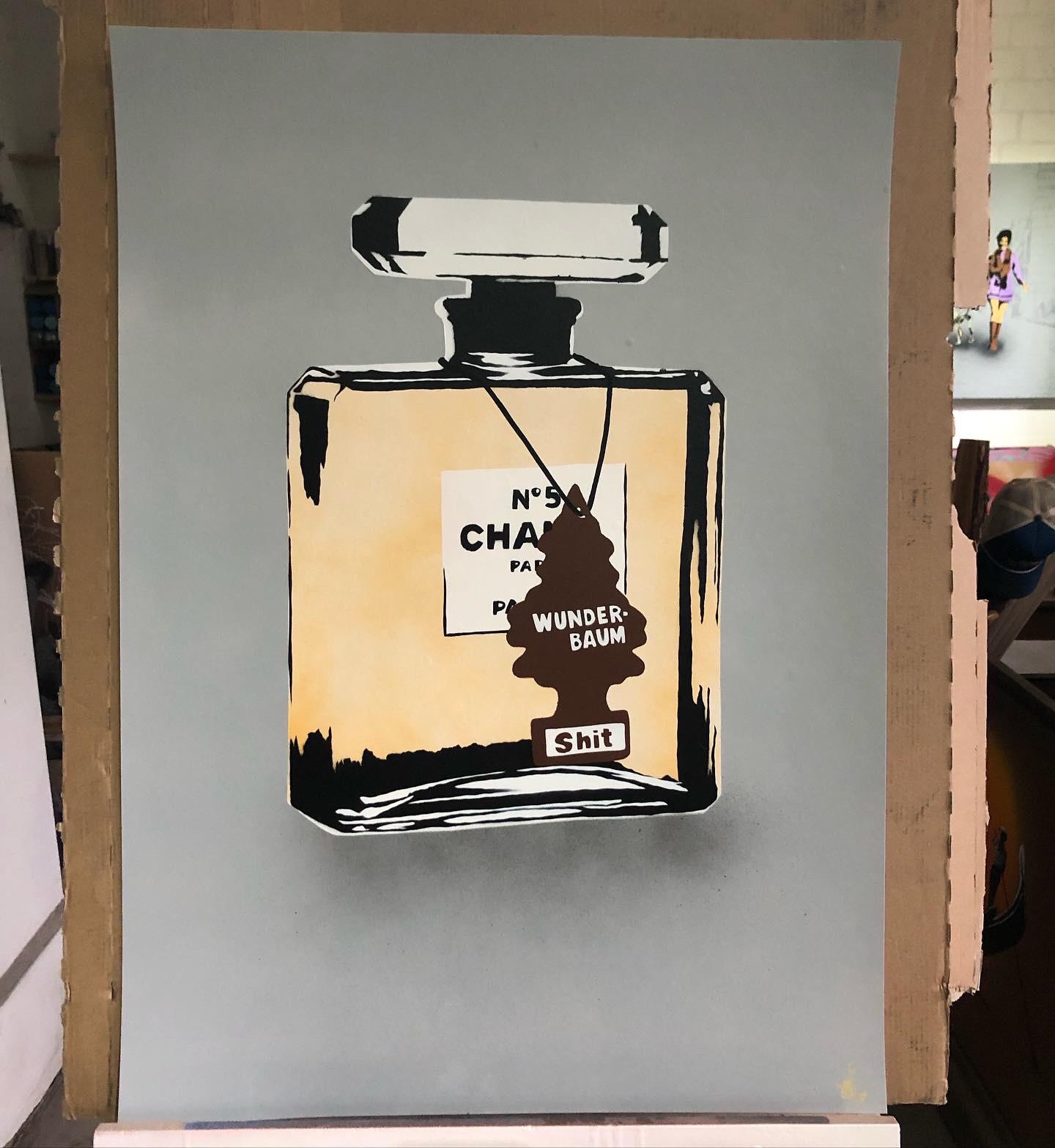 Chanel with air freshener r/stencils