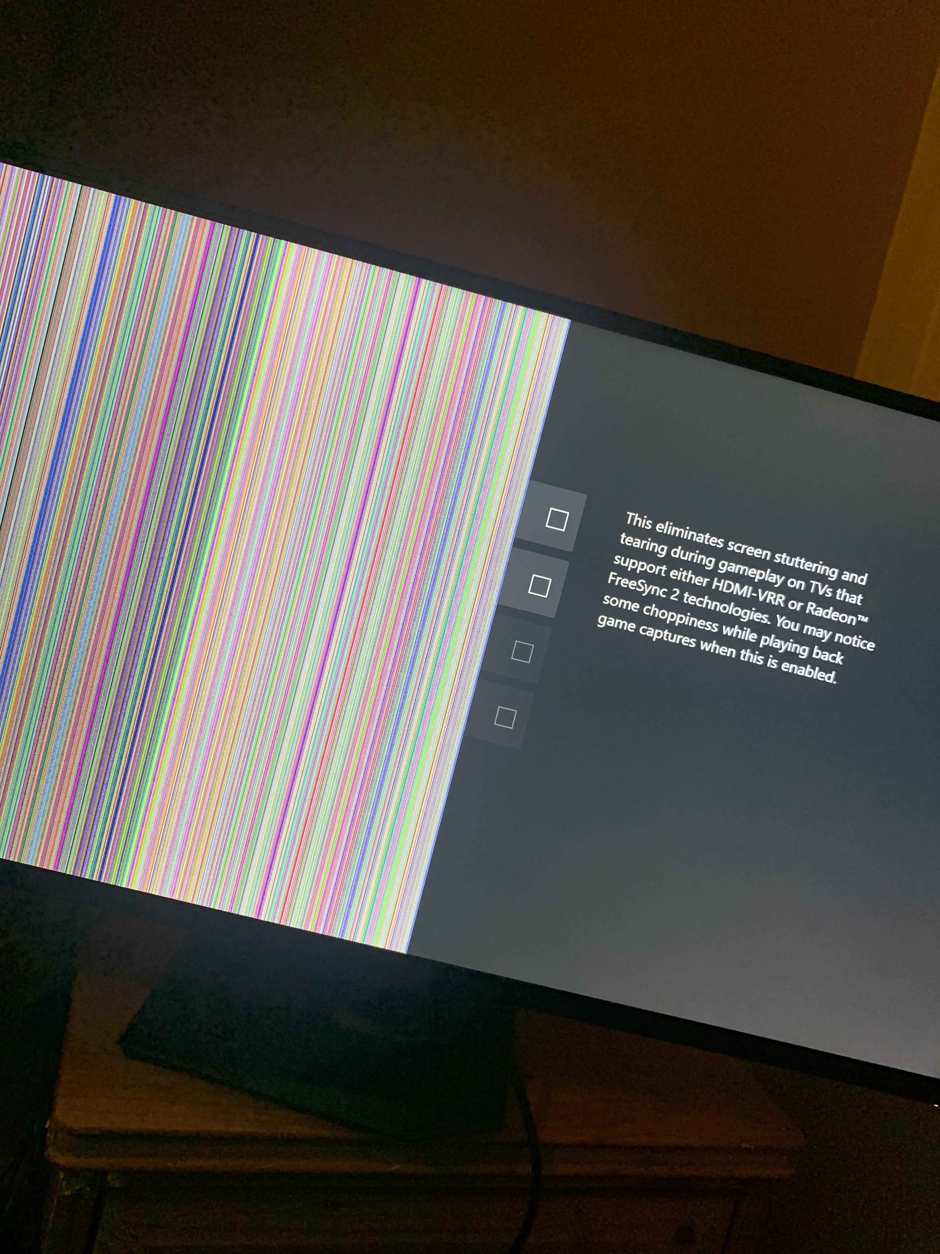 Issue with variable refresh rate, setting monitor with free sync