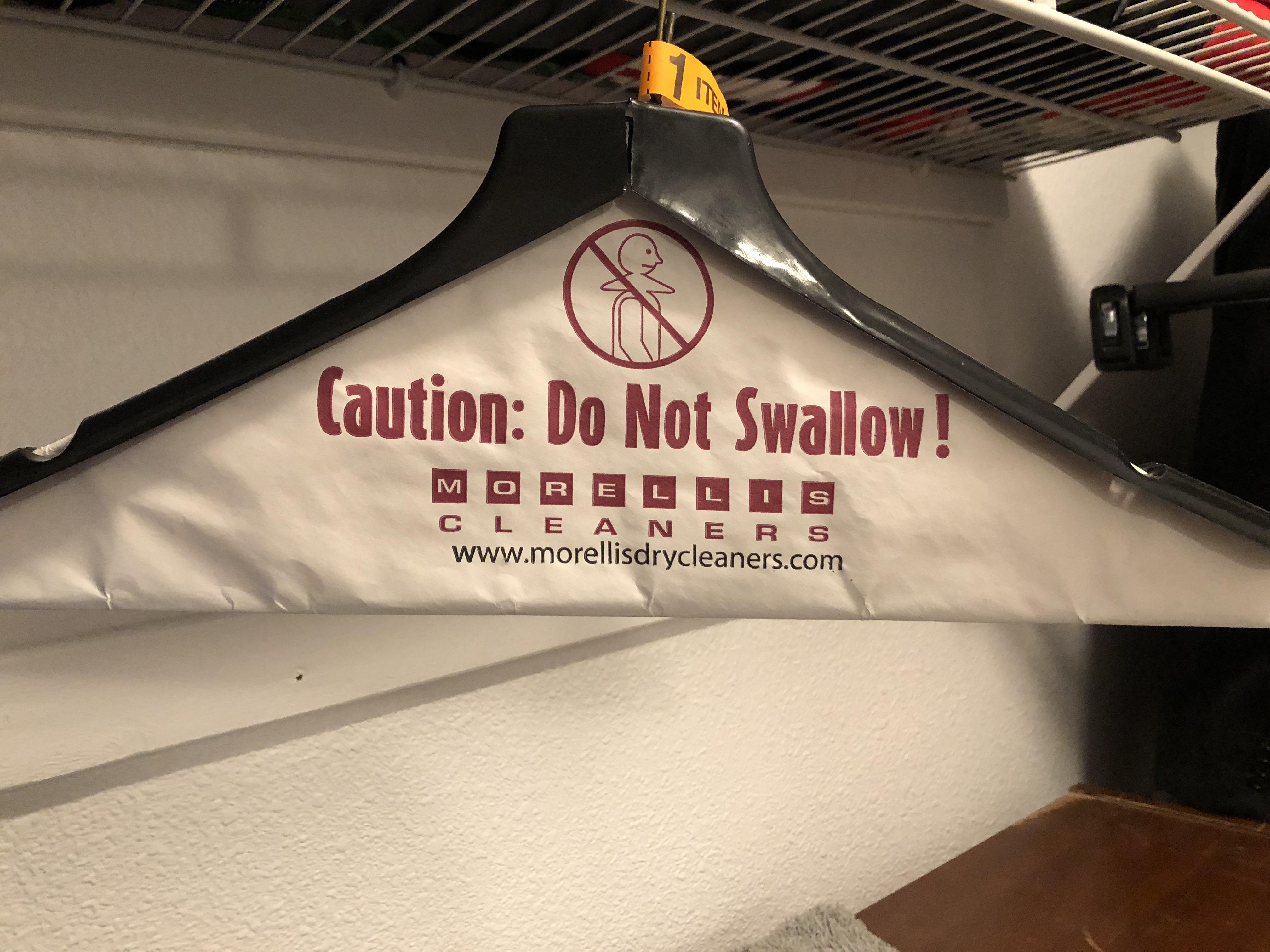 Caution Do Not Swallow! r/funny