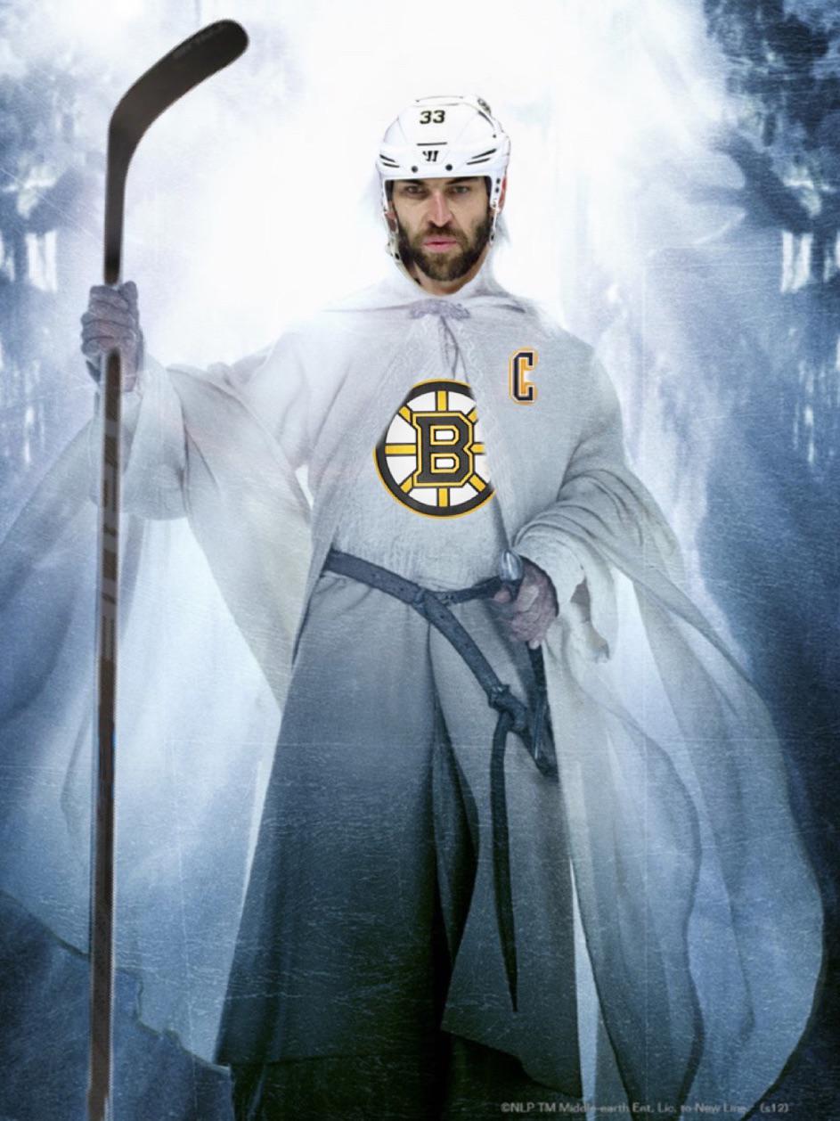 Chara walking into The Garden tonight r/nhl